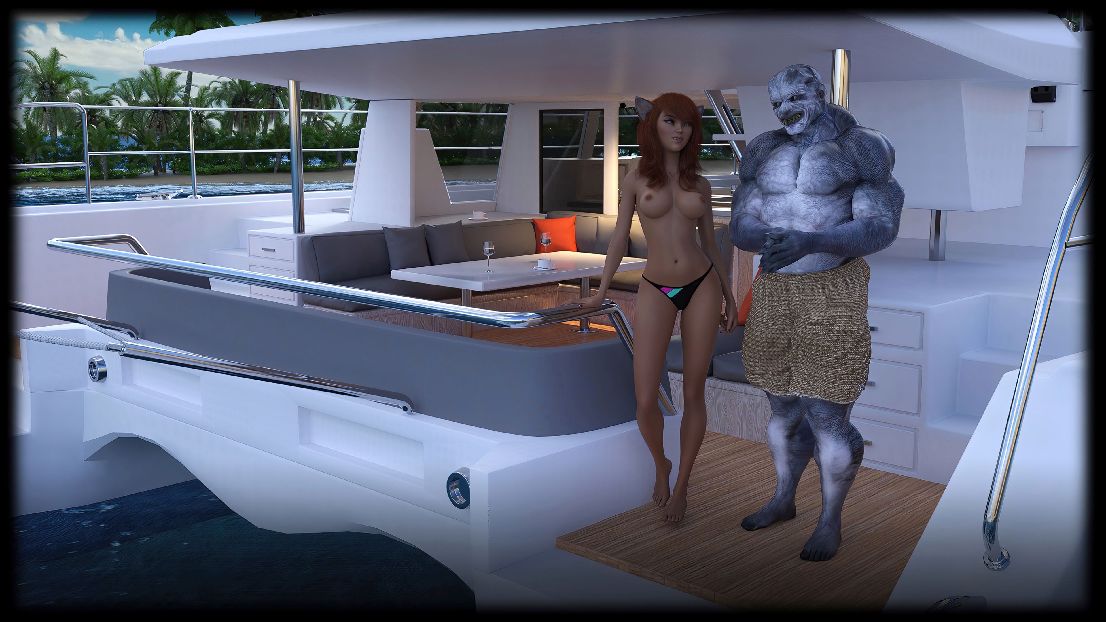 The Temptation Game [Sexy3DComics | Gonzo] 2.1 . The Temptation Game - Day 2 - Girls Villa - [Sexy3DComics] – page 34