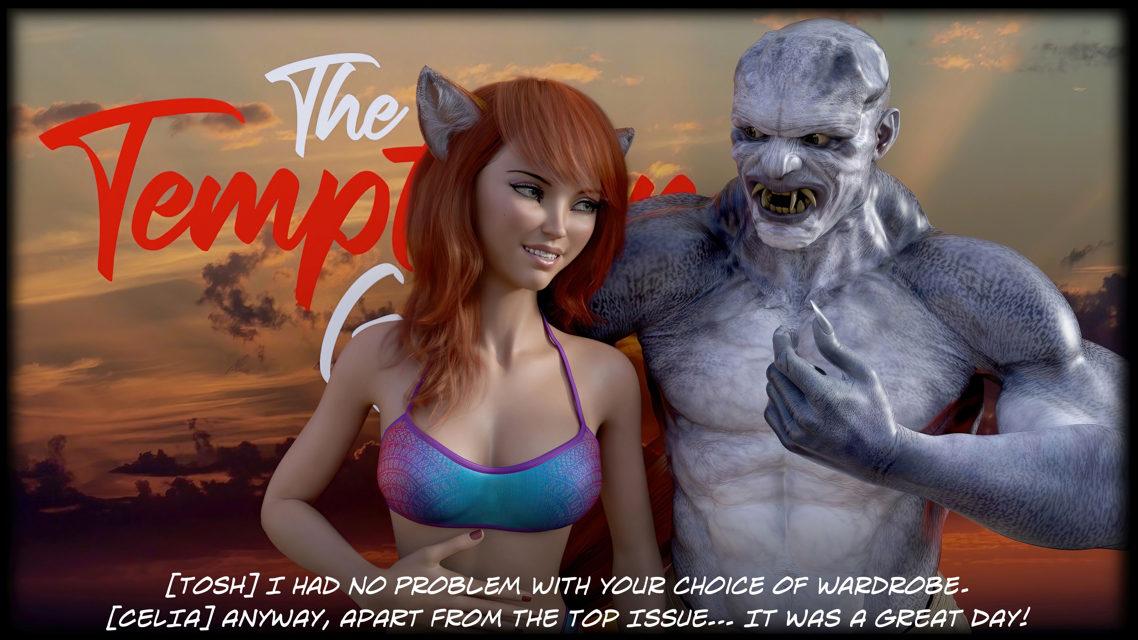 The Temptation Game [Sexy3DComics | Gonzo] 2.1 . The Temptation Game - Day 2 - Girls Villa - [Sexy3DComics] – page 35