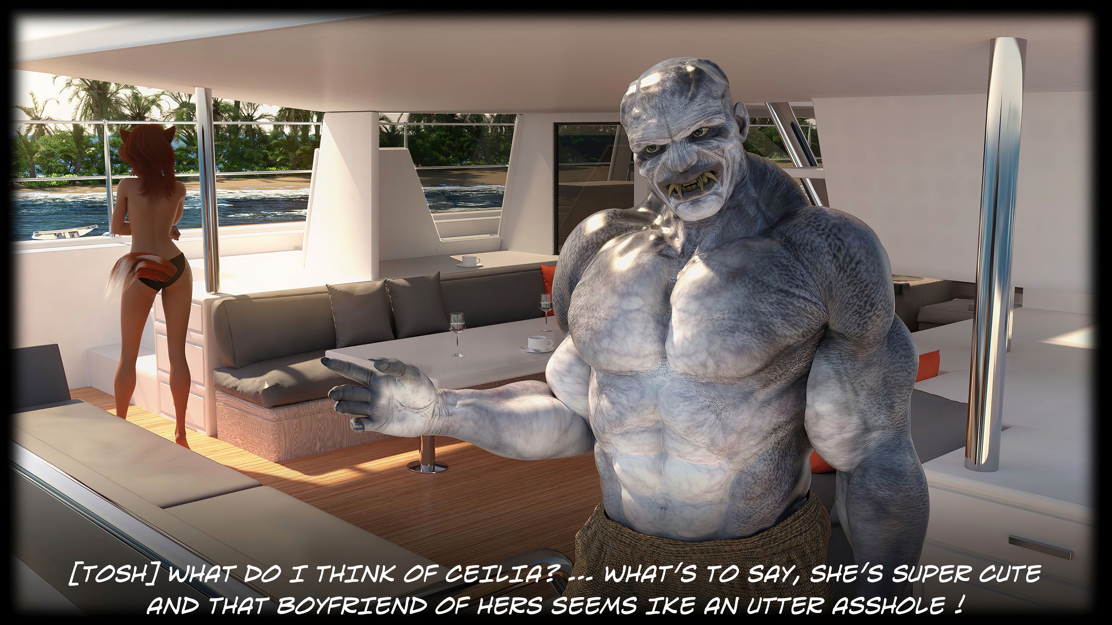 The Temptation Game [Sexy3DComics | Gonzo] 2.1 . The Temptation Game - Day 2 - Girls Villa - [Sexy3DComics] – page 36