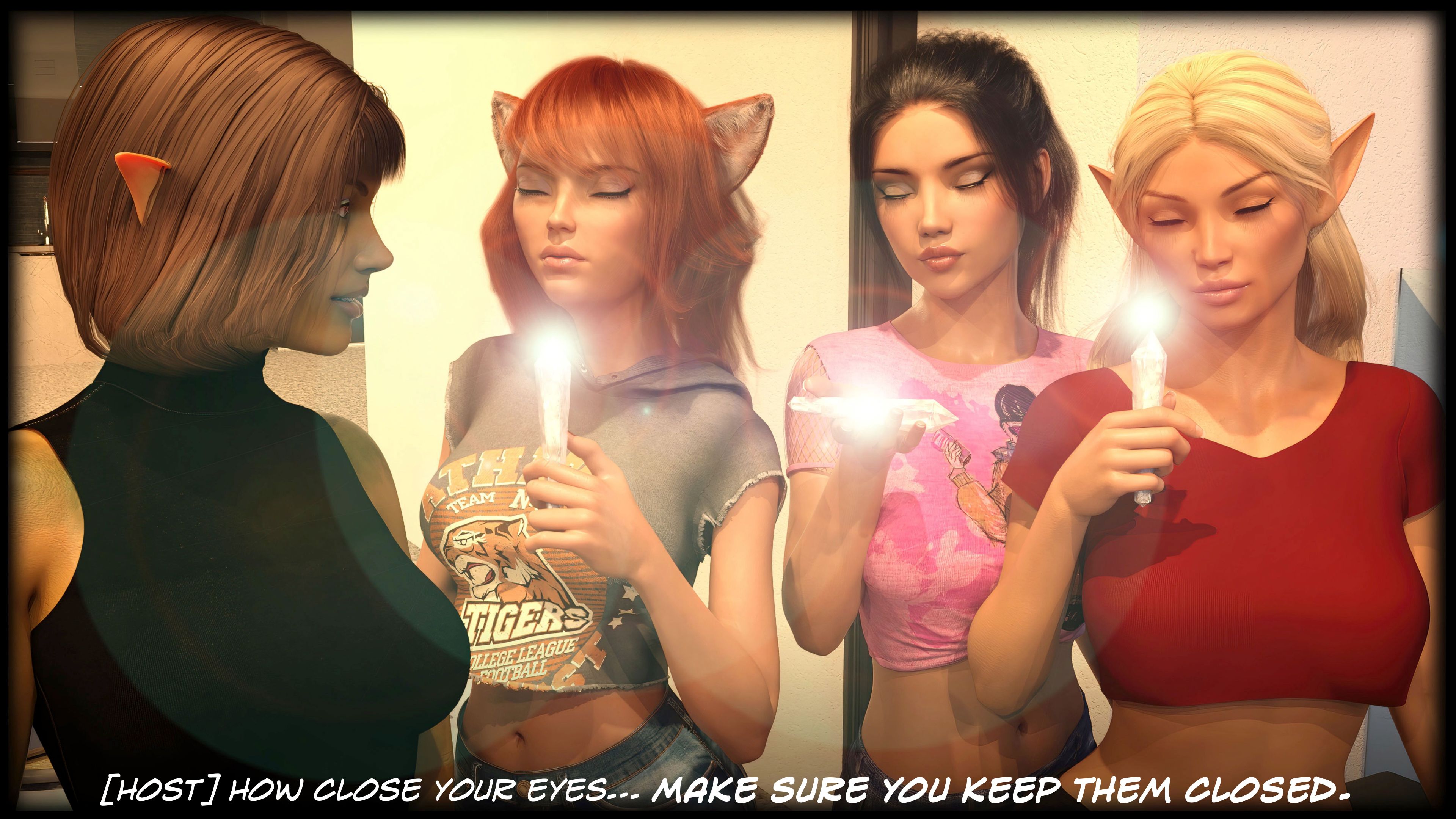 The Temptation Game [Sexy3DComics | Gonzo] 2.1 . The Temptation Game - Day 2 - Girls Villa - [Sexy3DComics] – page 45