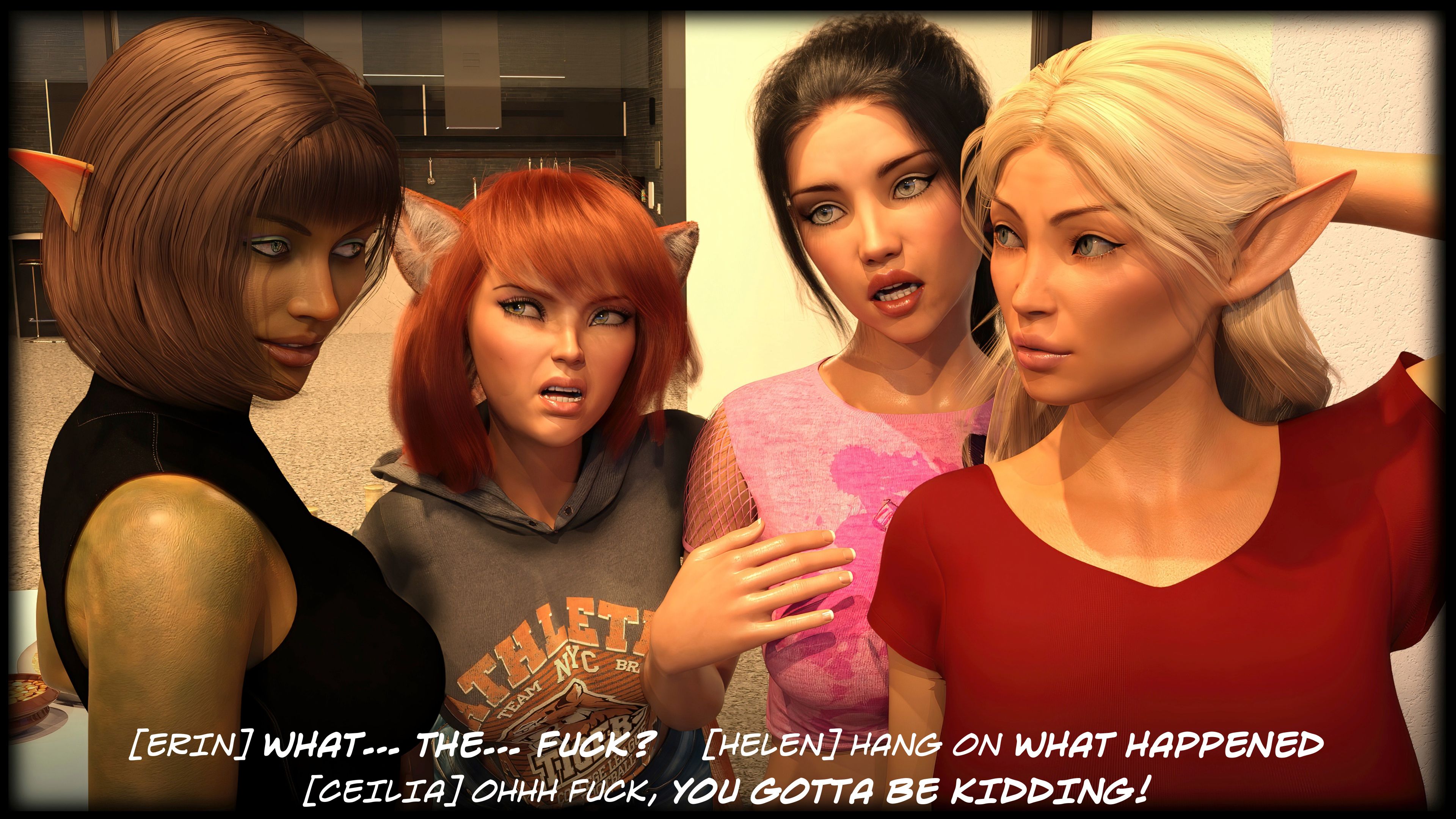 The Temptation Game [Sexy3DComics | Gonzo] 2.1 . The Temptation Game - Day 2 - Girls Villa - [Sexy3DComics] – page 50