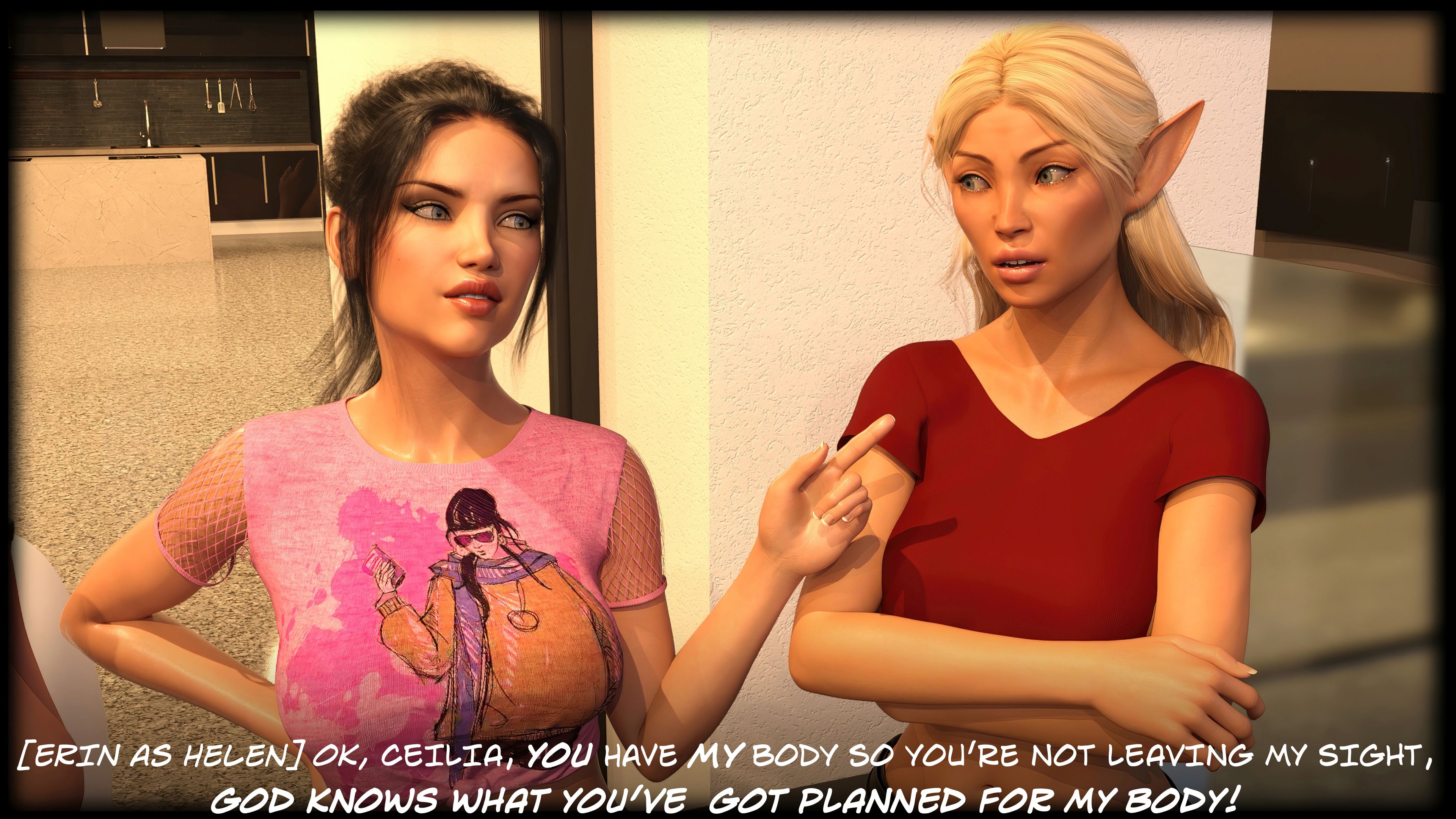 The Temptation Game [Sexy3DComics | Gonzo] 2.1 . The Temptation Game - Day 2 - Girls Villa - [Sexy3DComics] – page 57