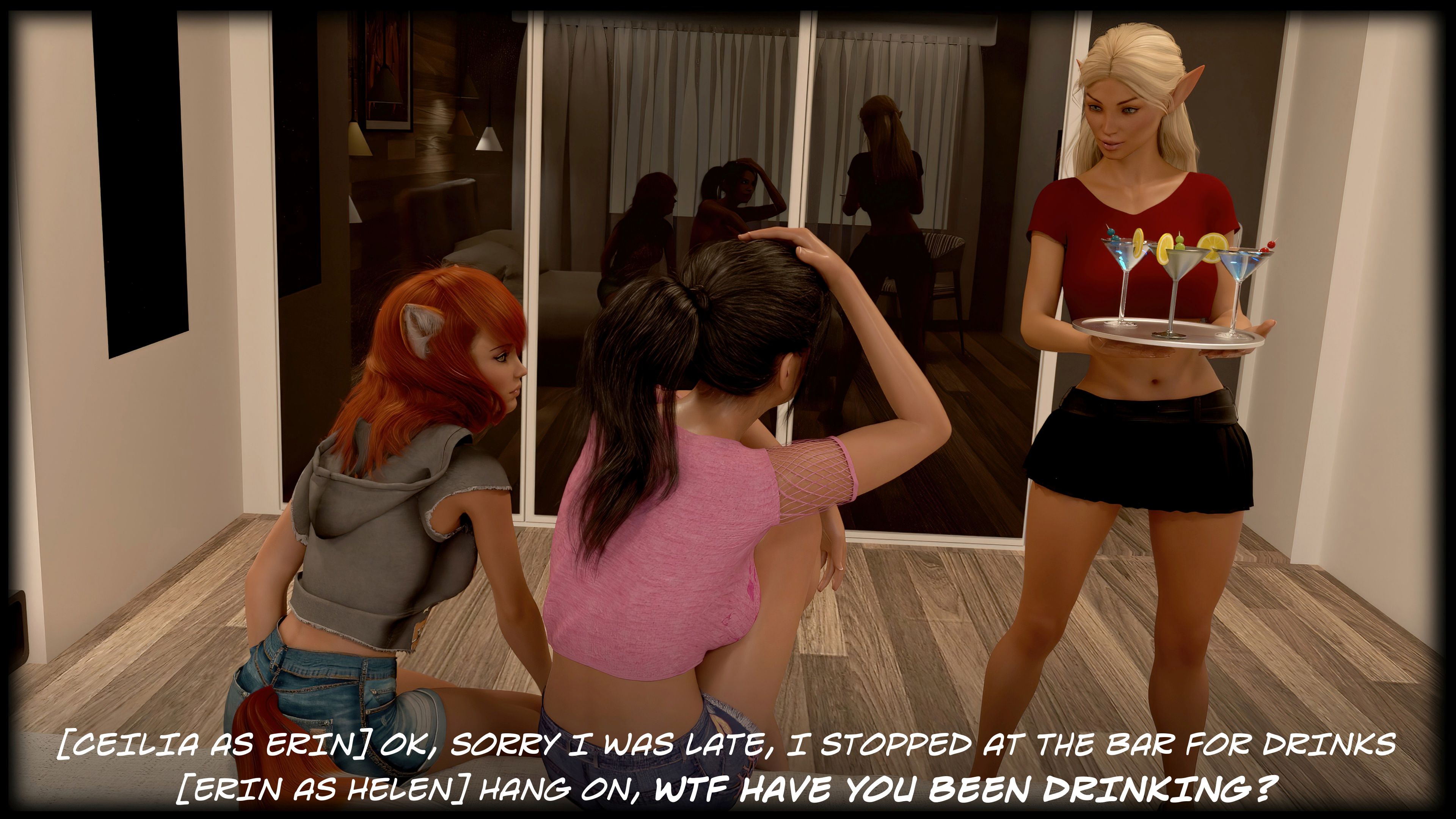 The Temptation Game [Sexy3DComics | Gonzo] 2.1 . The Temptation Game - Day 2 - Girls Villa - [Sexy3DComics] – page 61