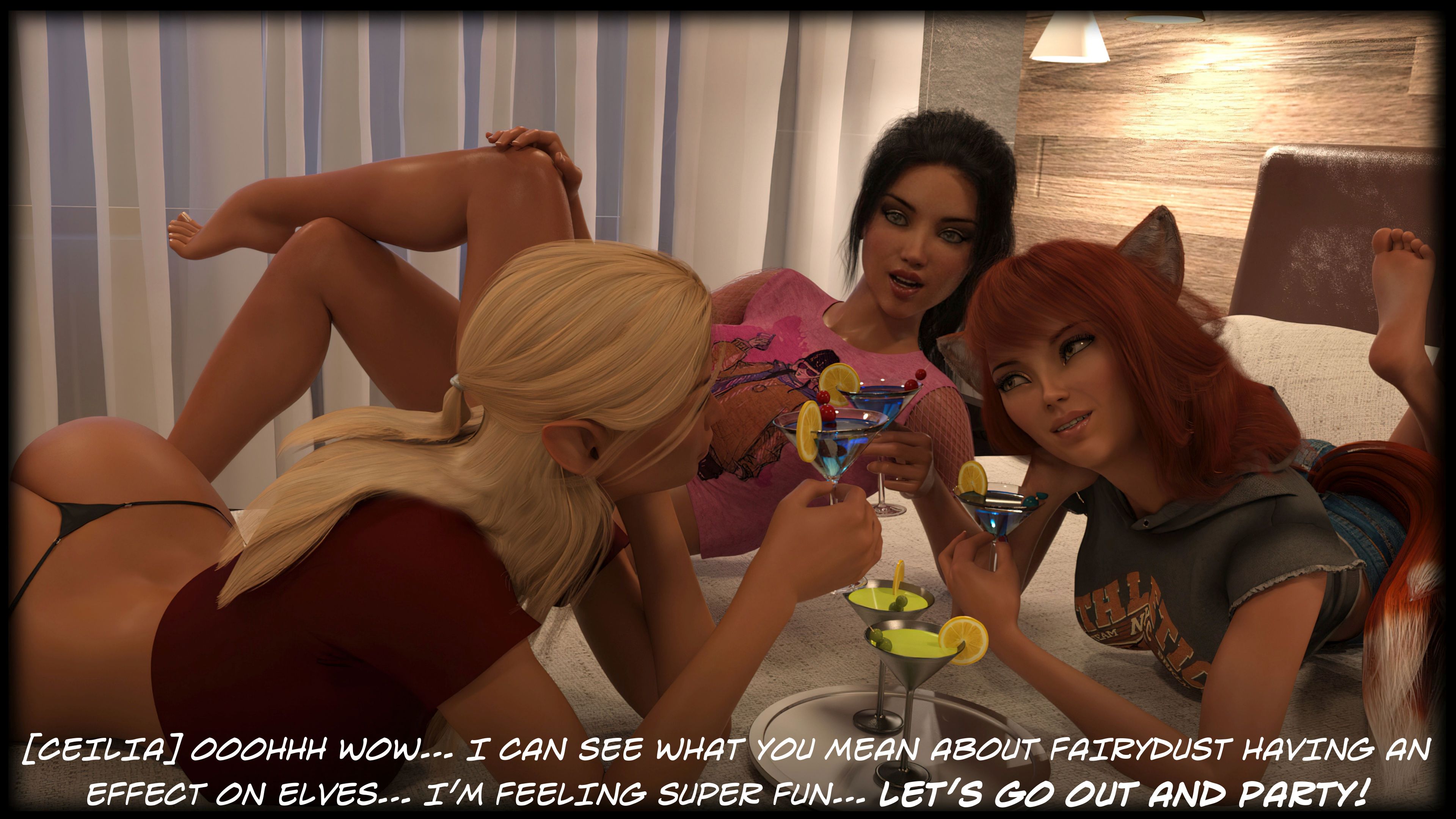 The Temptation Game [Sexy3DComics | Gonzo] 2.1 . The Temptation Game - Day 2 - Girls Villa - [Sexy3DComics] – page 66