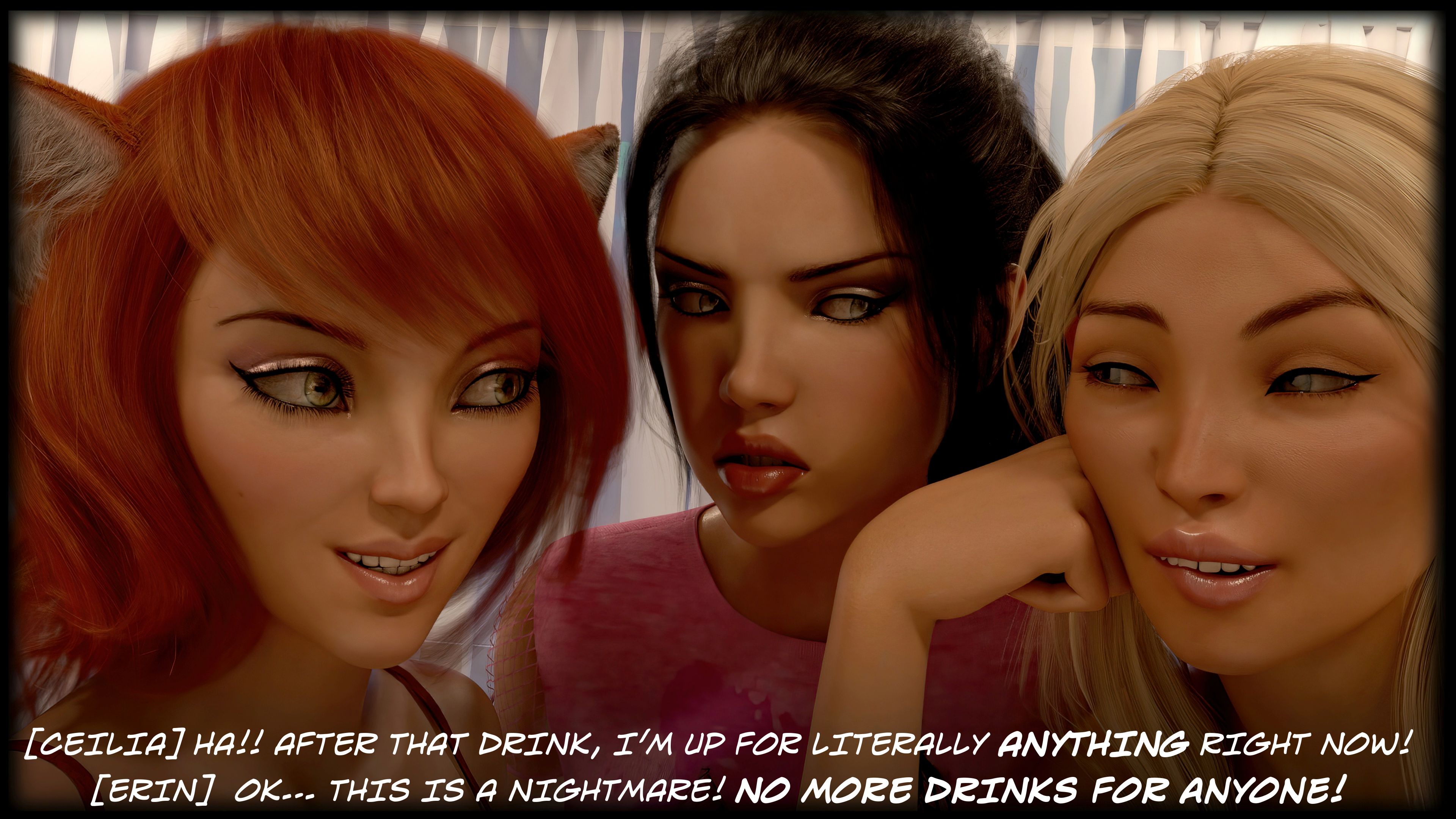 The Temptation Game [Sexy3DComics | Gonzo] 2.1 . The Temptation Game - Day 2 - Girls Villa - [Sexy3DComics] – page 70