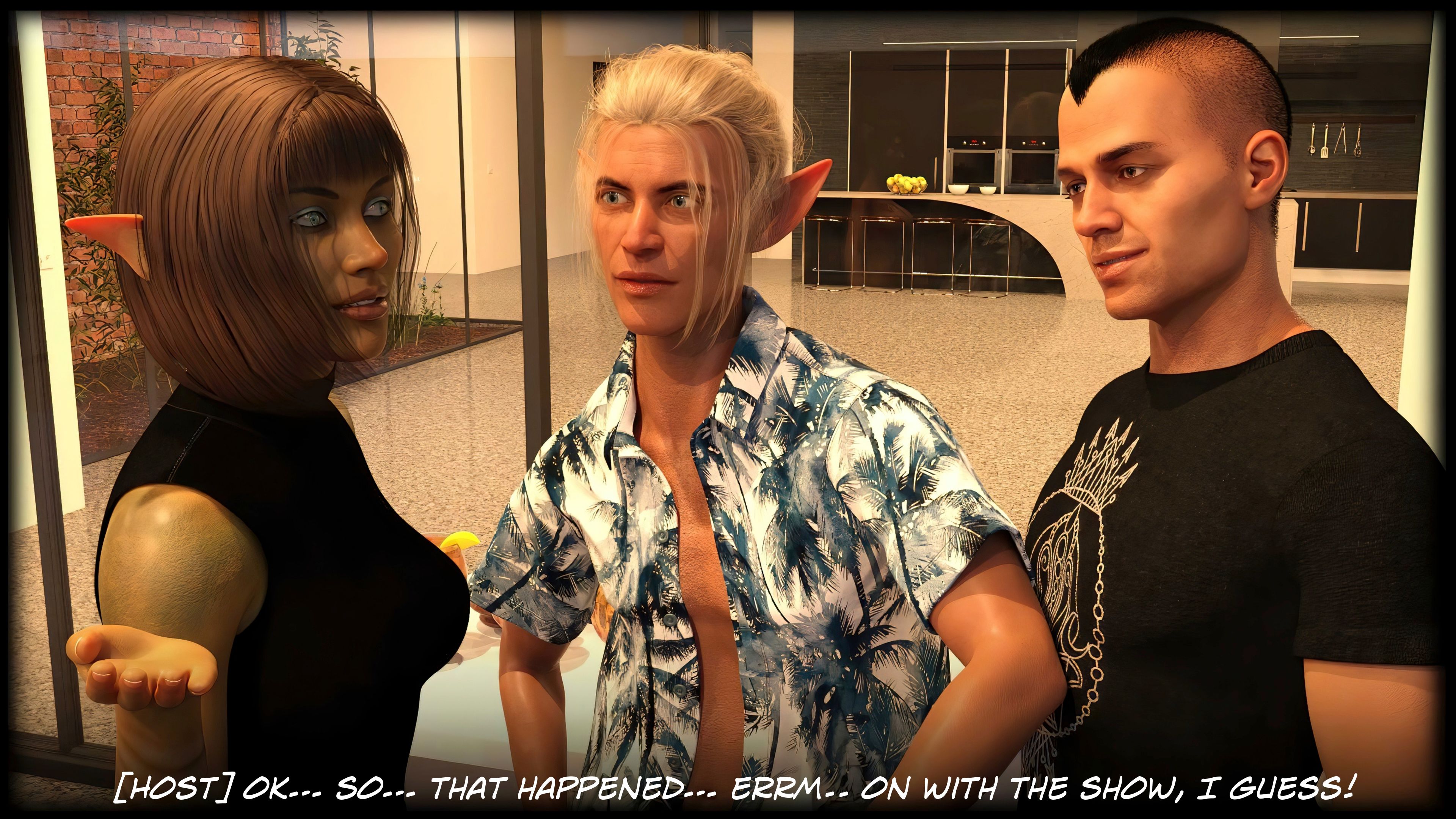 The Temptation Game [Sexy3DComics | Gonzo] 2.2 . The Temptation Game - Day 2 - Guys Villa - [Sexy3DComics] – page 22
