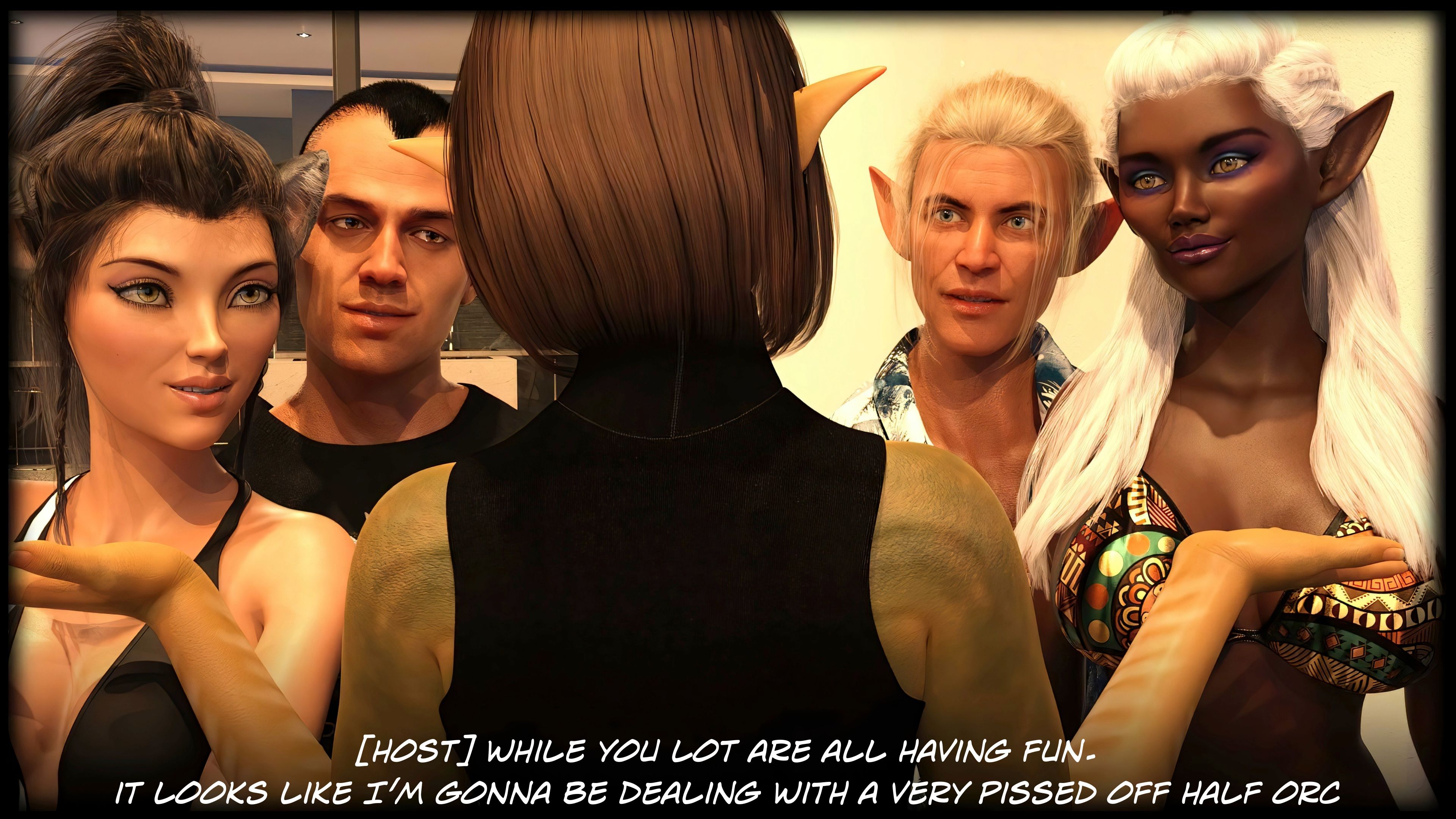 The Temptation Game [Sexy3DComics | Gonzo] 2.2 . The Temptation Game - Day 2 - Guys Villa - [Sexy3DComics] – page 28