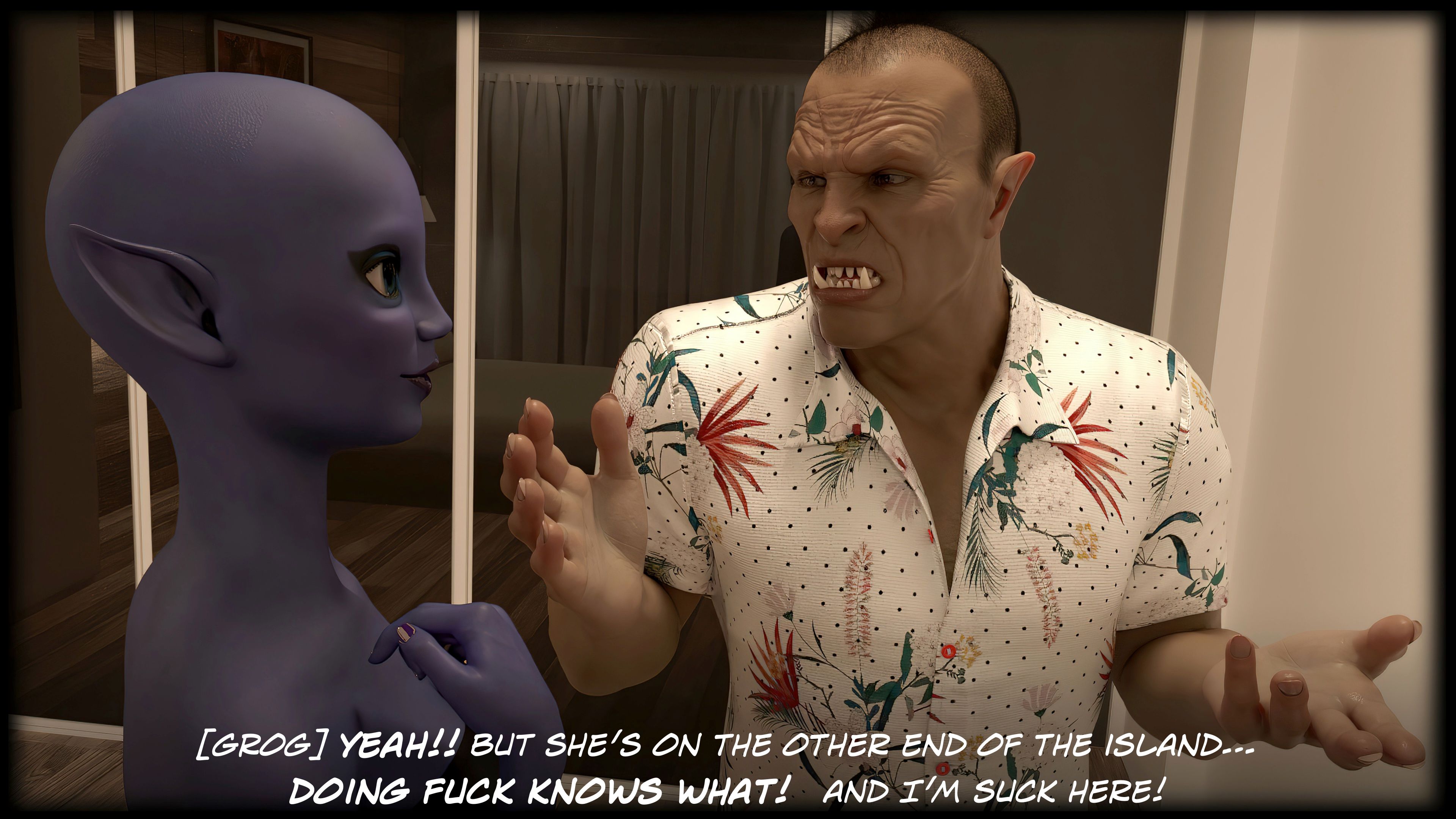 The Temptation Game [Sexy3DComics | Gonzo] 2.2 . The Temptation Game - Day 2 - Guys Villa - [Sexy3DComics] – page 40