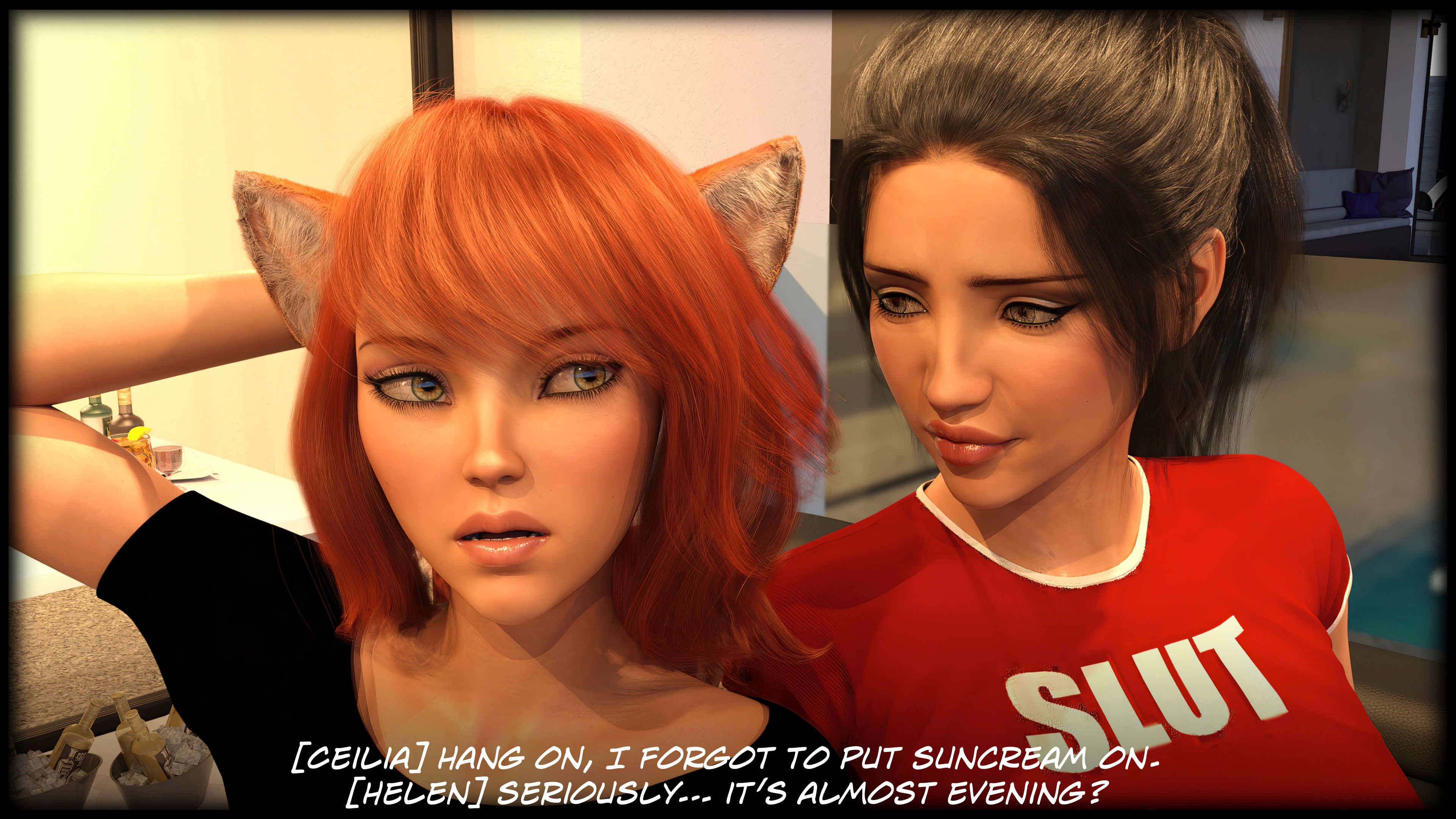 The Temptation Game [Sexy3DComics | Gonzo] 1.1 . The Temptation Game - Day 1 - Girls Villa - [Sexy3DComics] – page 20