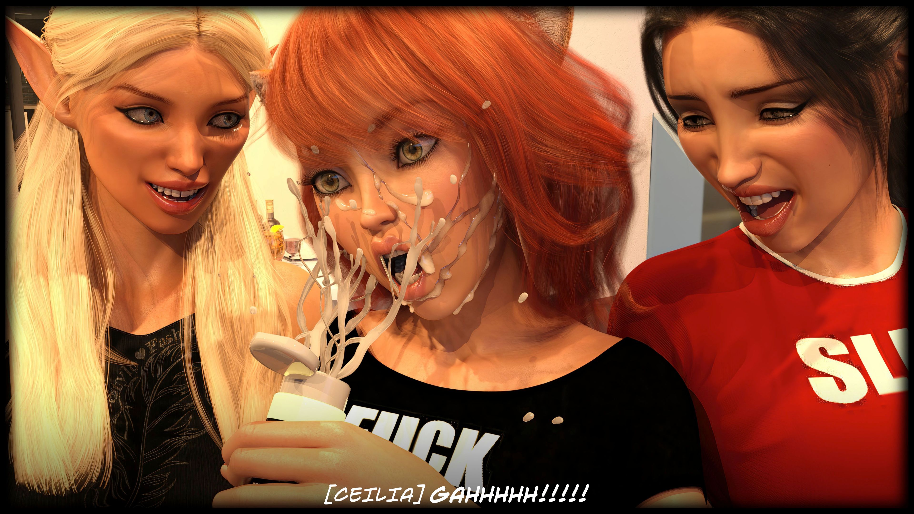 The Temptation Game [Sexy3DComics | Gonzo] 1.1 . The Temptation Game - Day 1 - Girls Villa - [Sexy3DComics] – page 23