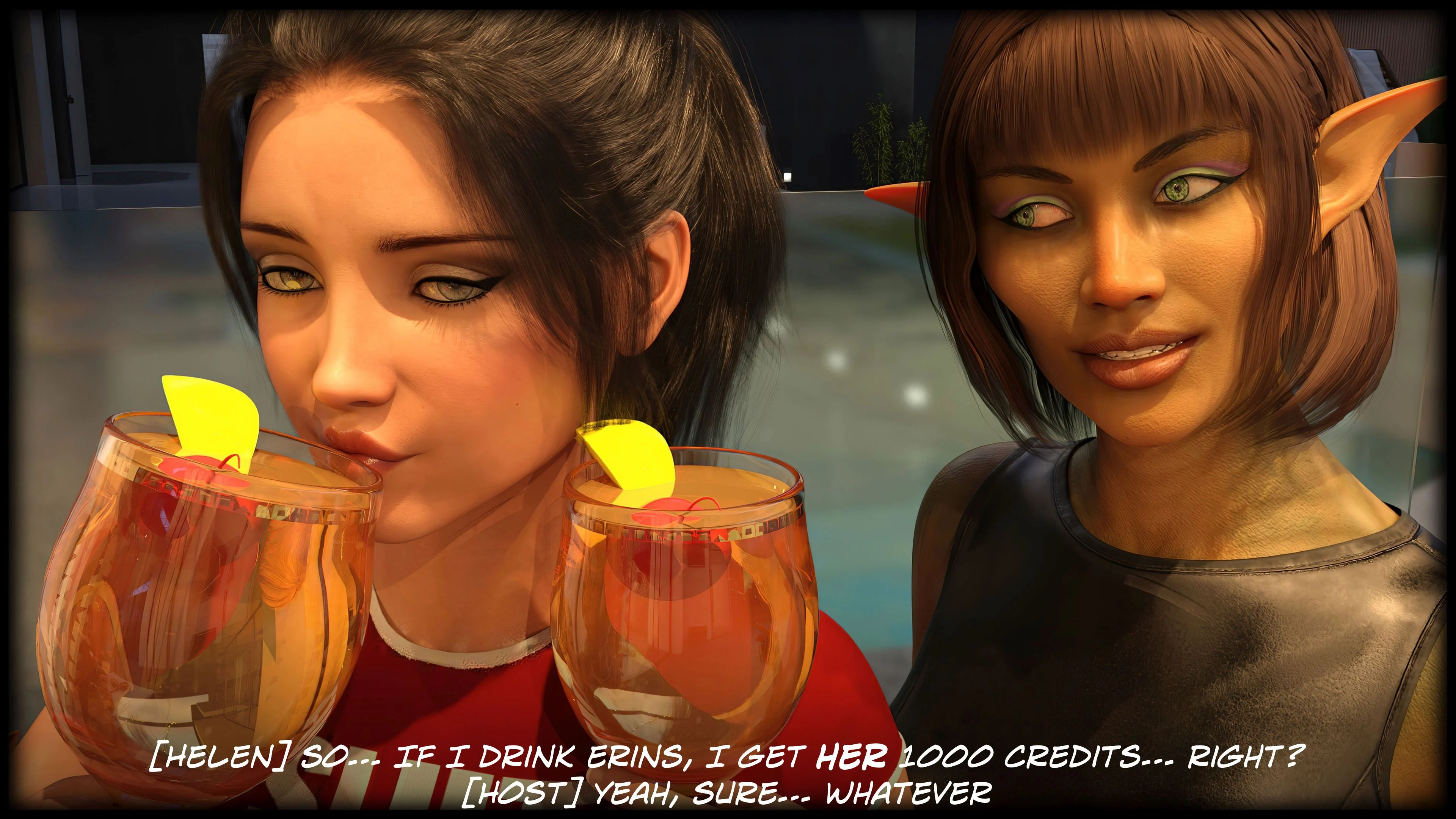 The Temptation Game [Sexy3DComics | Gonzo] 1.1 . The Temptation Game - Day 1 - Girls Villa - [Sexy3DComics] – page 30