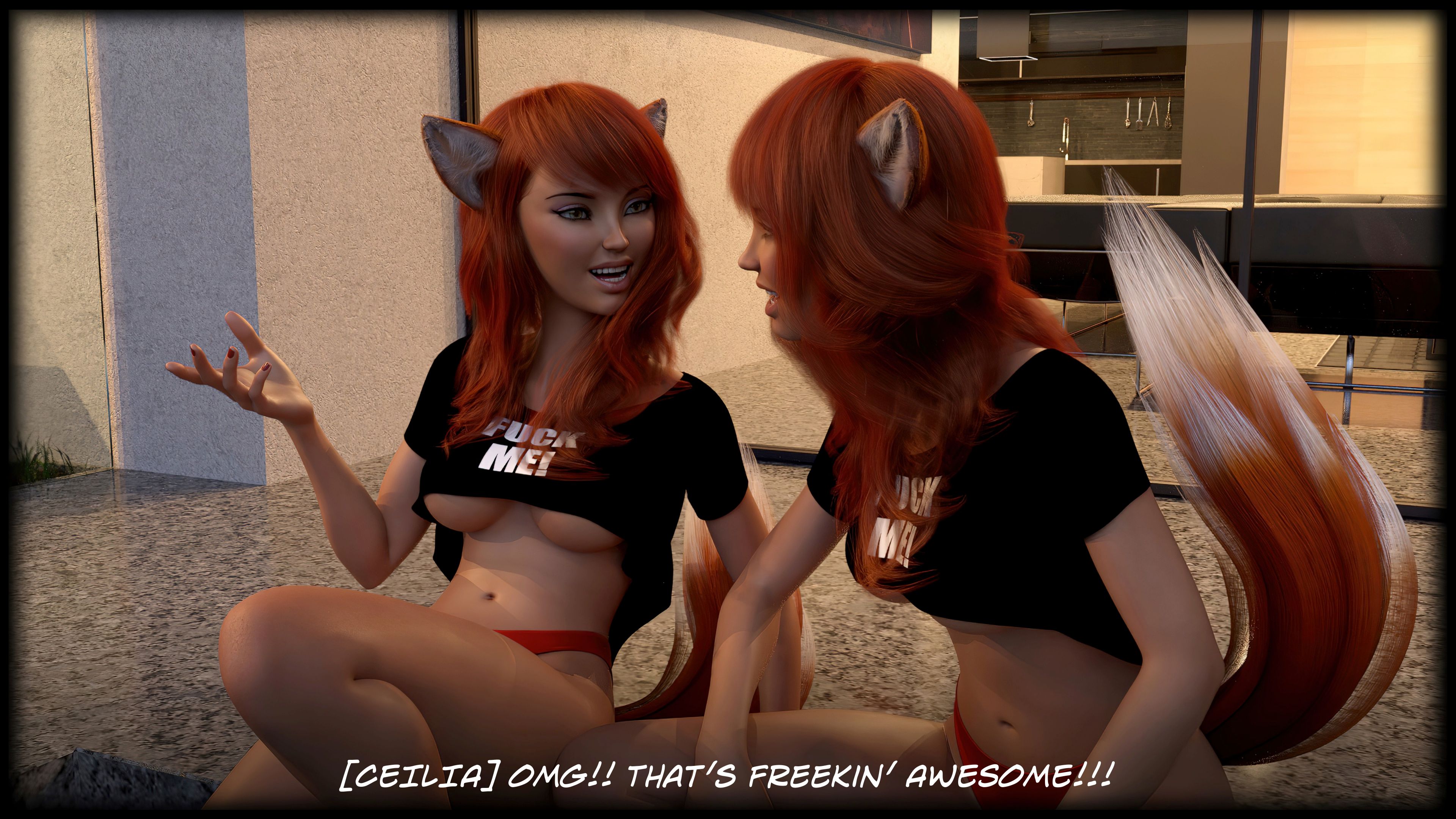 The Temptation Game [Sexy3DComics | Gonzo] 1.1 . The Temptation Game - Day 1 - Girls Villa - [Sexy3DComics] – page 42