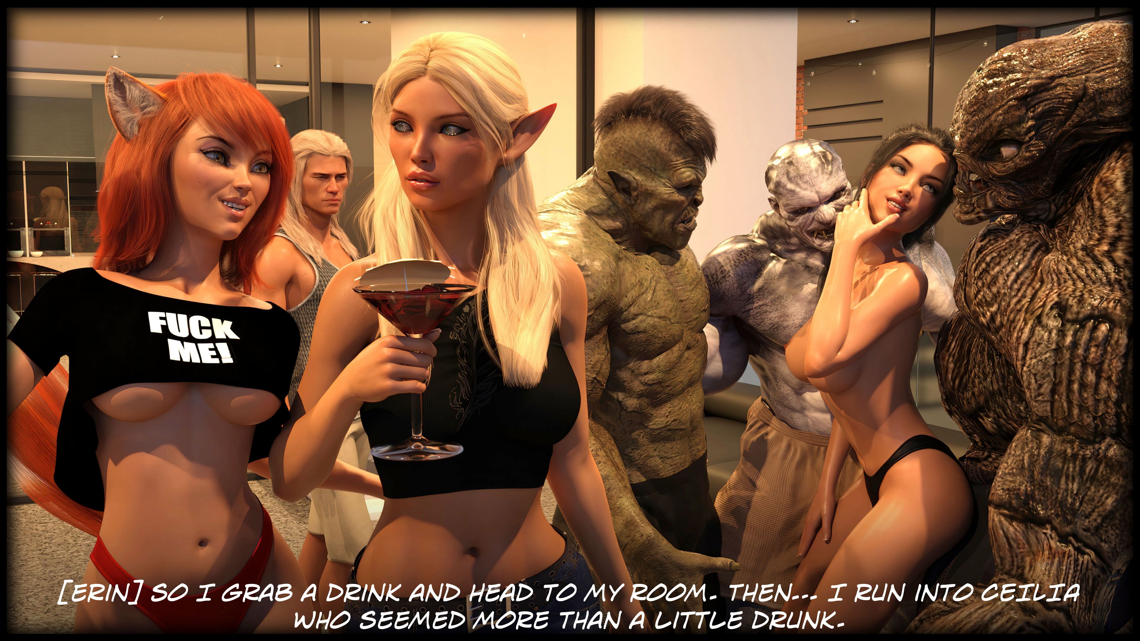 The Temptation Game [Sexy3DComics | Gonzo] 1.1 . The Temptation Game - Day 1 - Girls Villa - [Sexy3DComics] – page 51