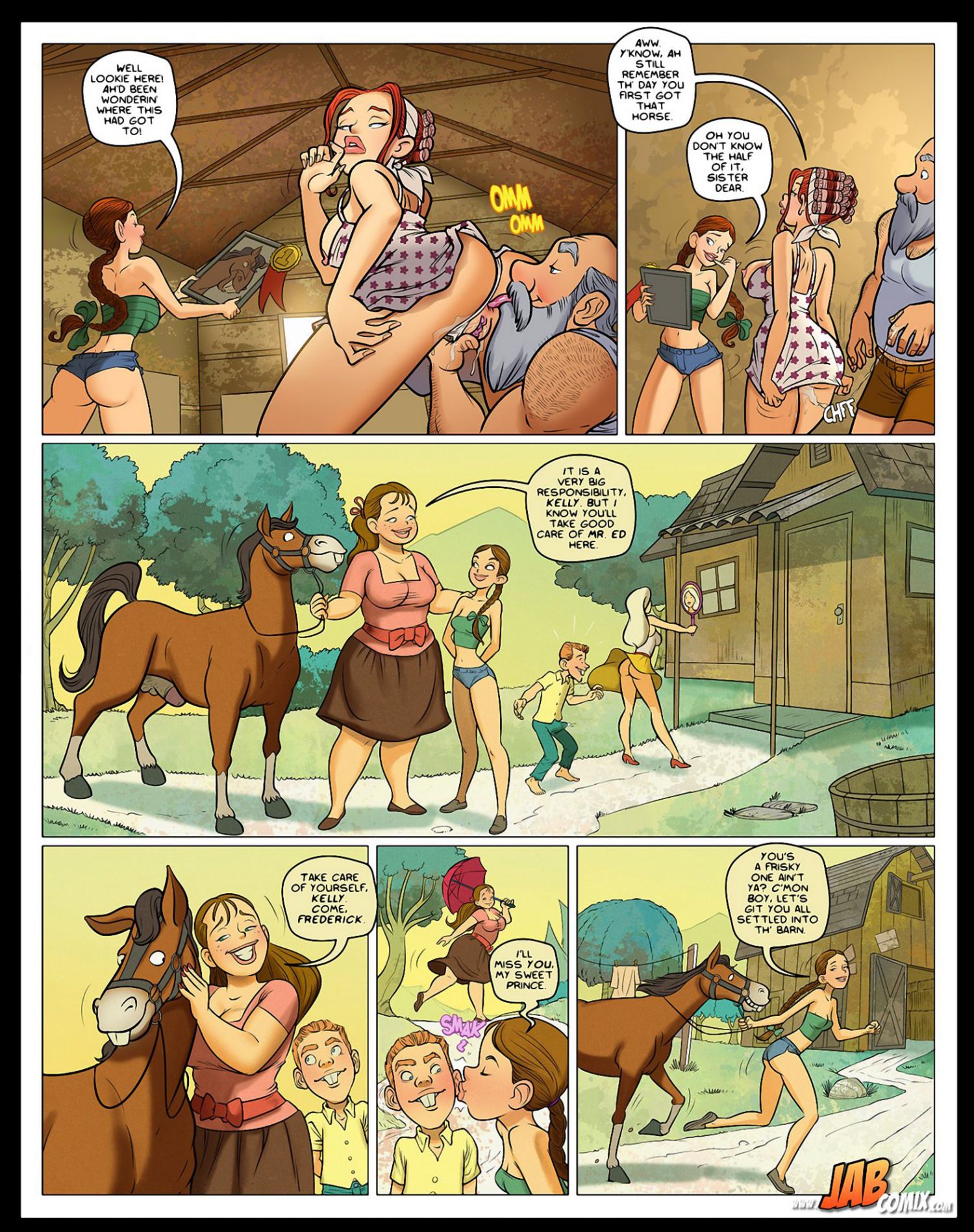 Farm Lessons [JABComix] 19 . Farm Lessons - Memories - Chapter 19 [JABComix] – page 9