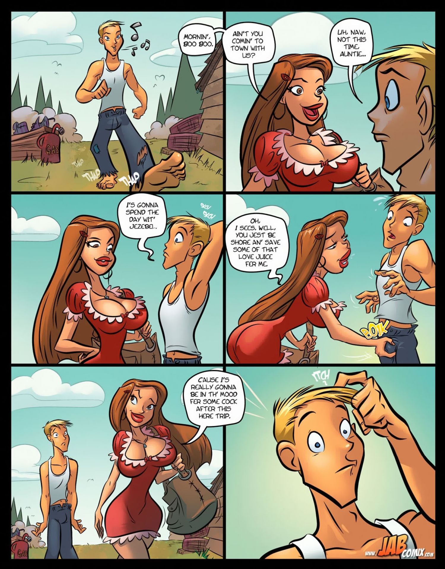 Farm Lessons [JABComix] 17 . Farm Lessons - Buying the Car - Chapter 17 [JABComix] – page 2