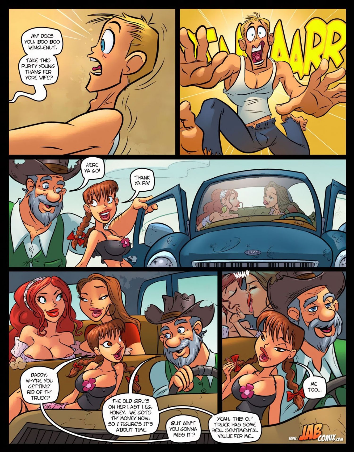 Farm Lessons [JABComix] 17 . Farm Lessons - Buying the Car - Chapter 17 [JABComix] – page 4