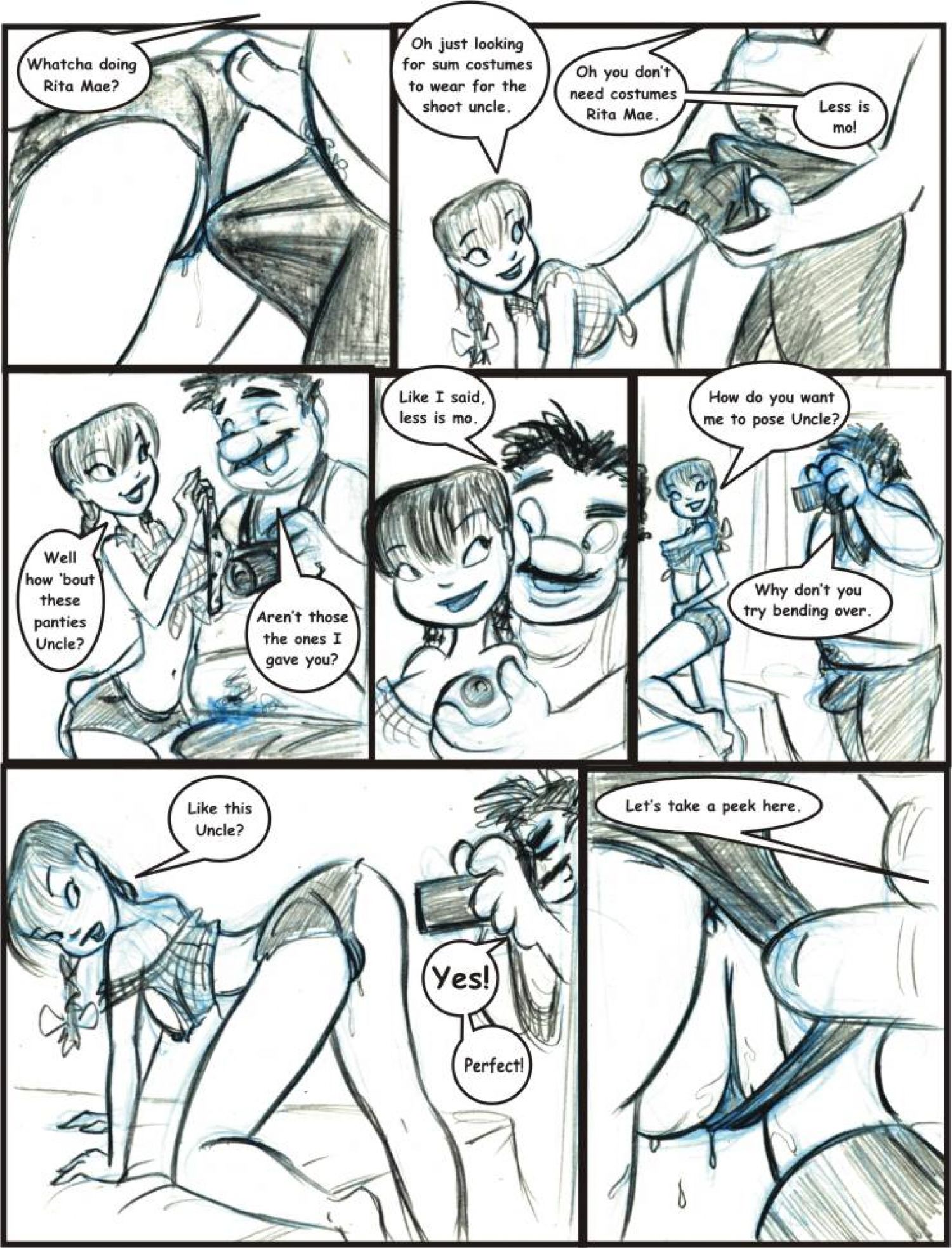 Farm Lessons [JABComix] 8 . Farm Lessons - How To Shoot The Family Album - Chapter 8 [JABComix] – page 8