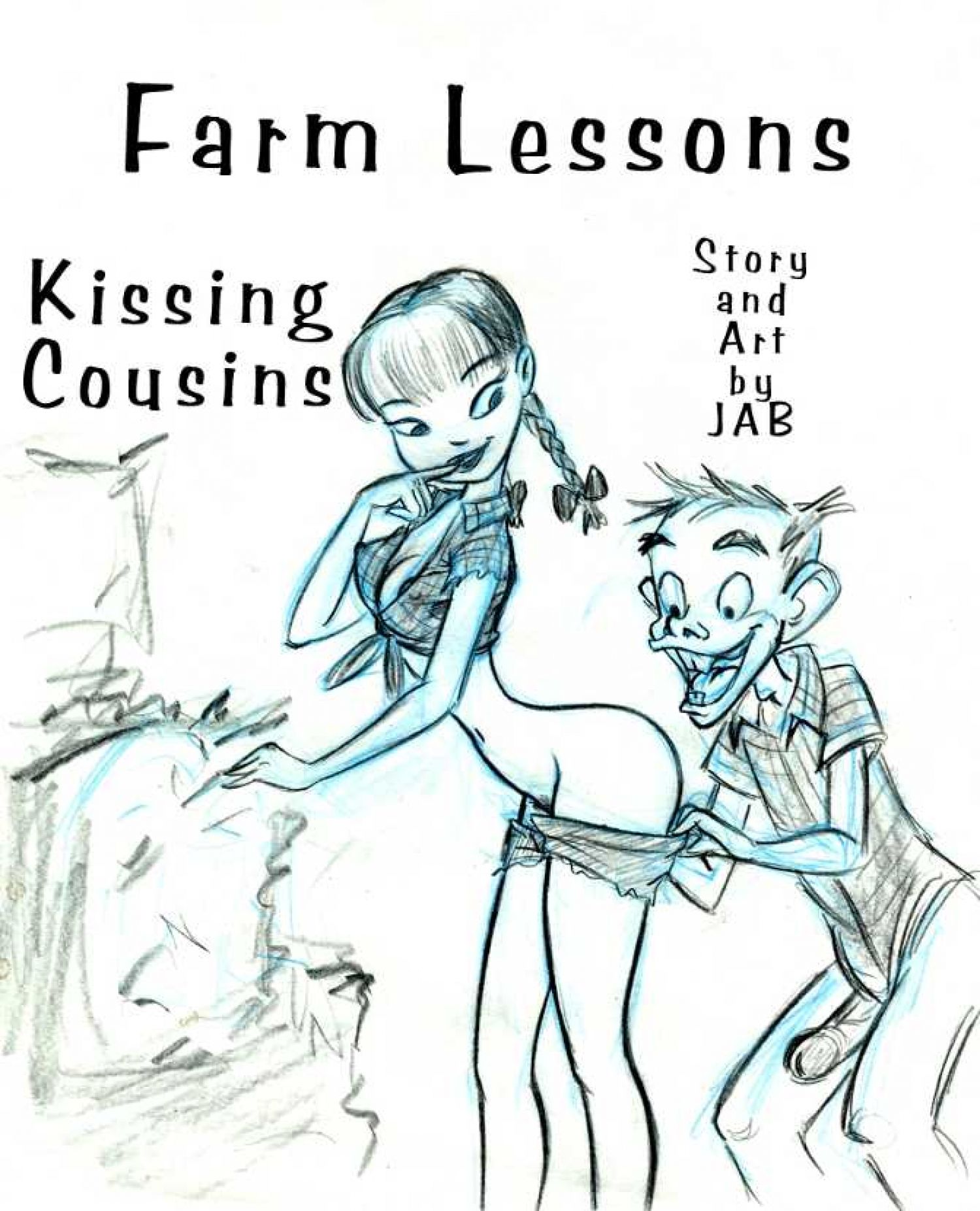 Farm Lessons [JABComix] 3 . Farm Lessons - Kissing Cousins - Chapter 3 [JABComix] – page 1
