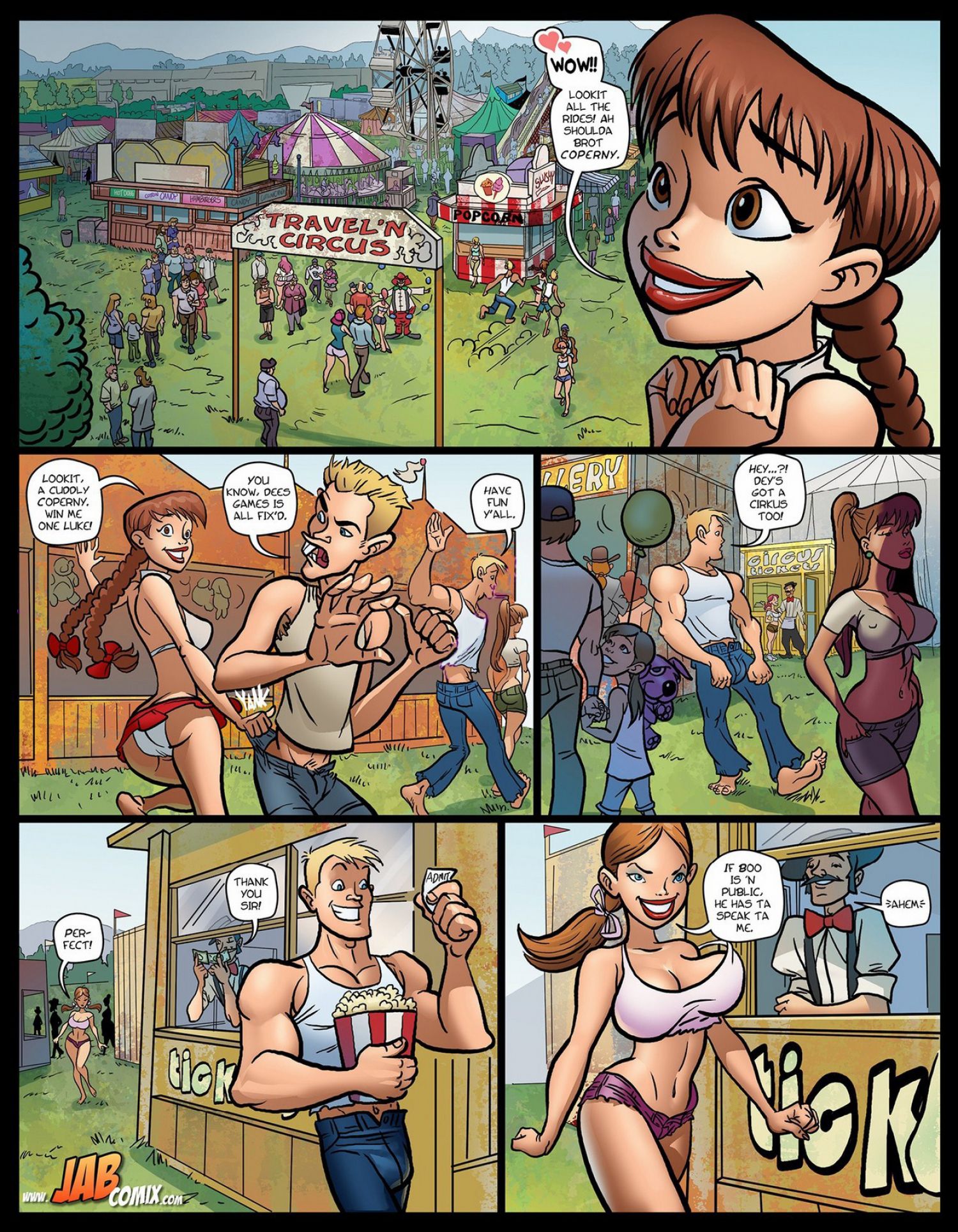 Farm Lessons [JABComix] 18 . Farm Lessons - The Carnival - Chapter 18 [JABComix] – page 4