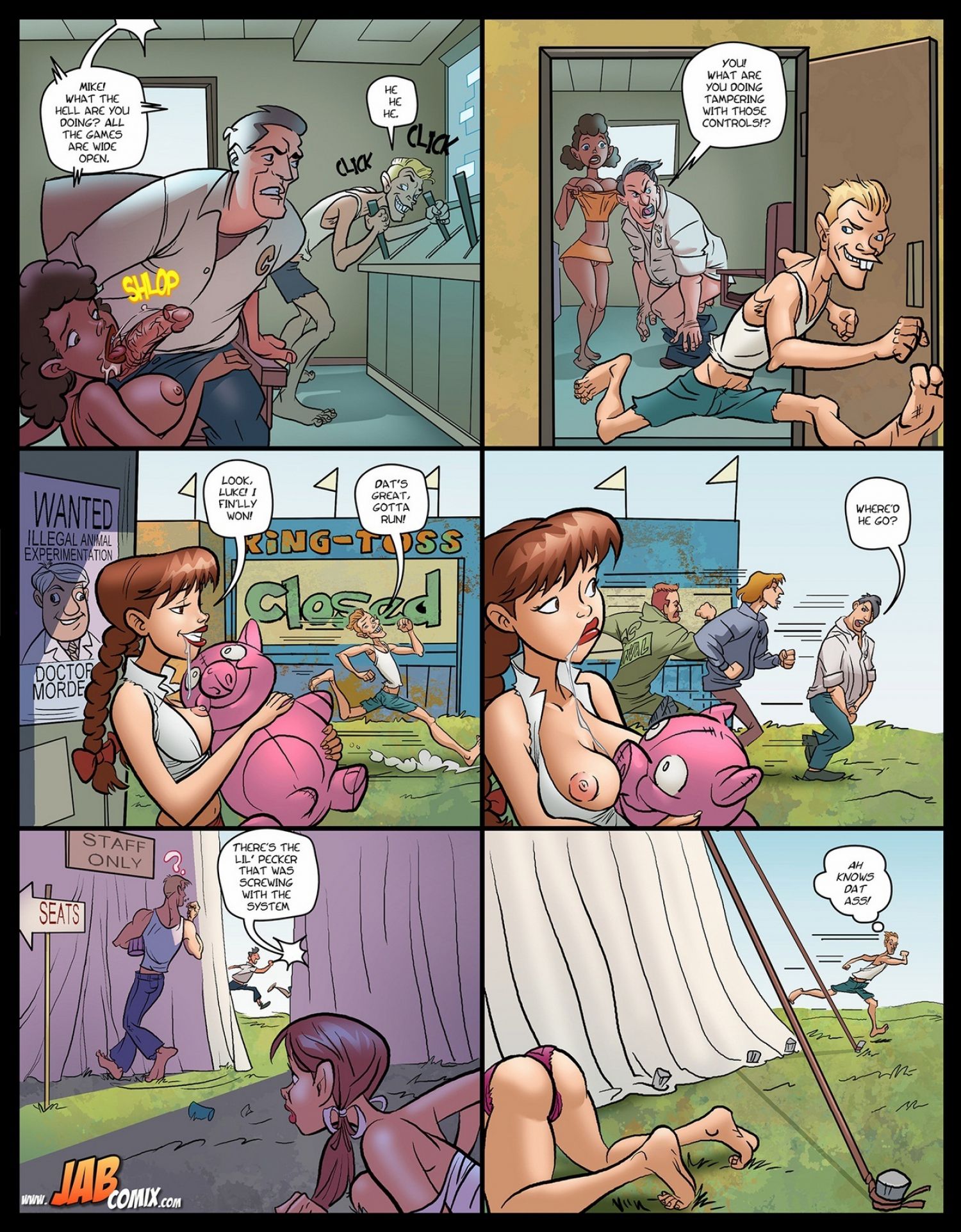 Farm Lessons [JABComix] 18 . Farm Lessons - The Carnival - Chapter 18 [JABComix] – page 7