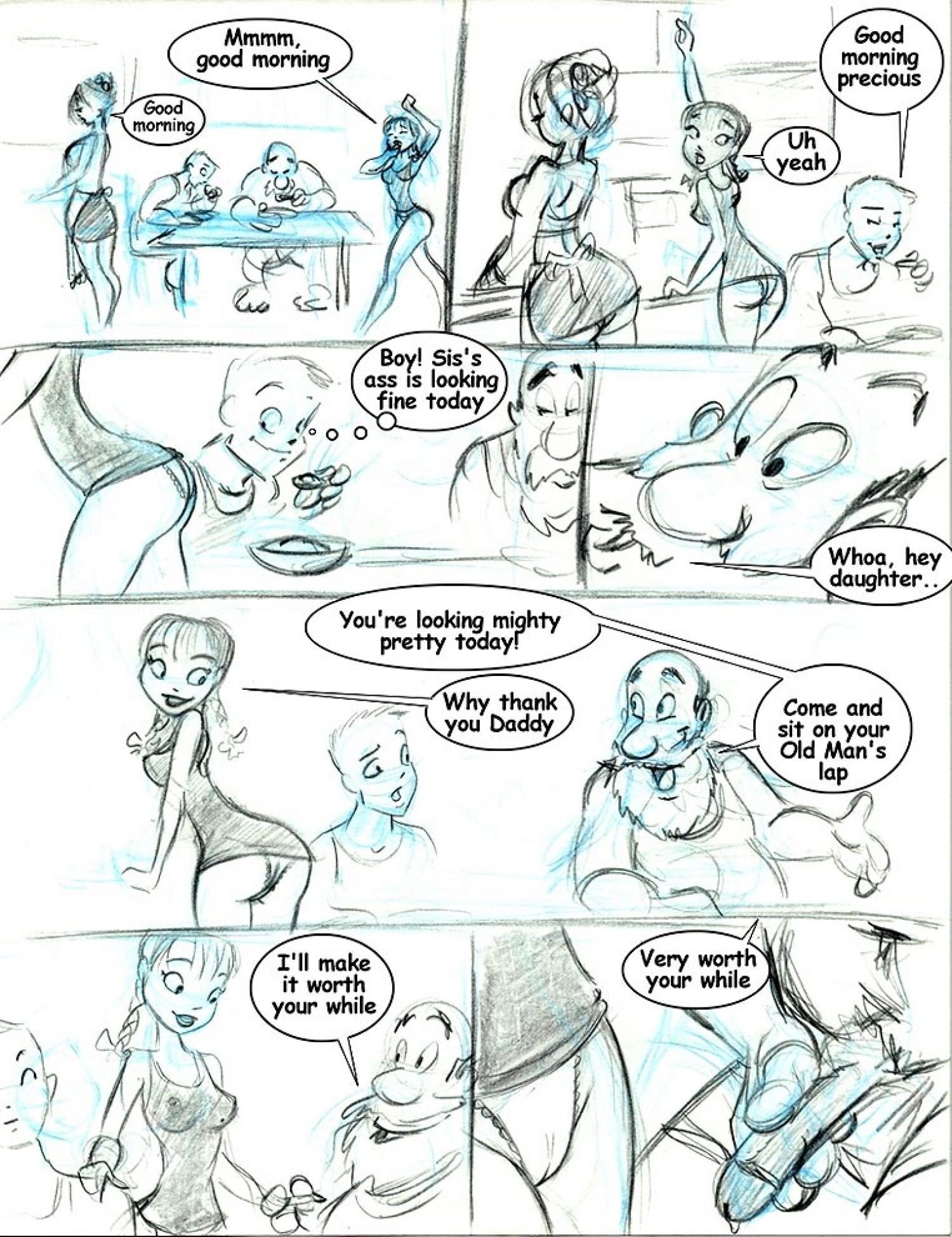 Farm Lessons [JABComix] 5 . Farm Lessons - Breakfast Special - Chapter 5 [JABComix] – page 2
