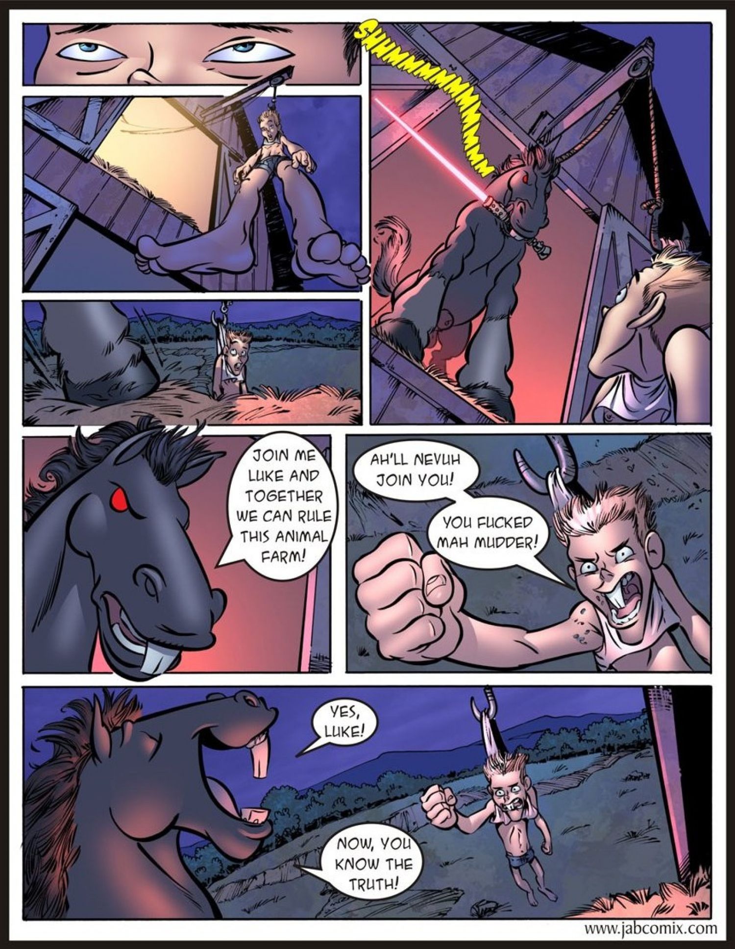 Farm Lessons [JABComix] 13 . Farm Lessons - A Horse is a Horse - Chapter 13 [JABComix] – page 12