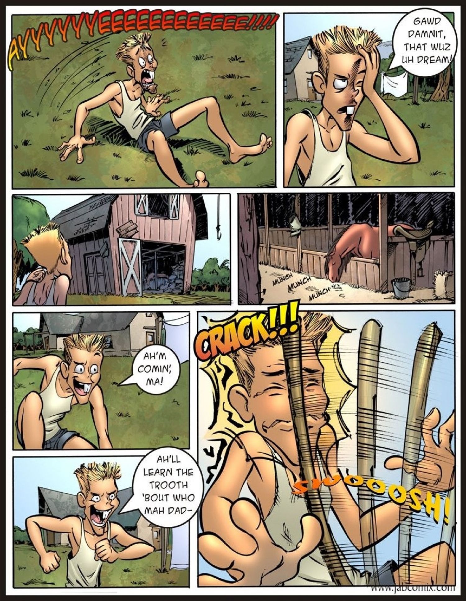 Farm Lessons [JABComix] 13 . Farm Lessons - A Horse is a Horse - Chapter 13 [JABComix] – page 14