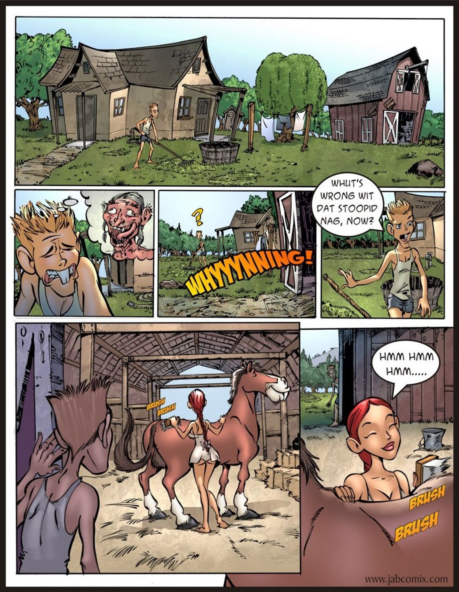 Farm Lessons [JABComix] 13 . Farm Lessons - A Horse is a Horse - Chapter 13 [JABComix] – page 2