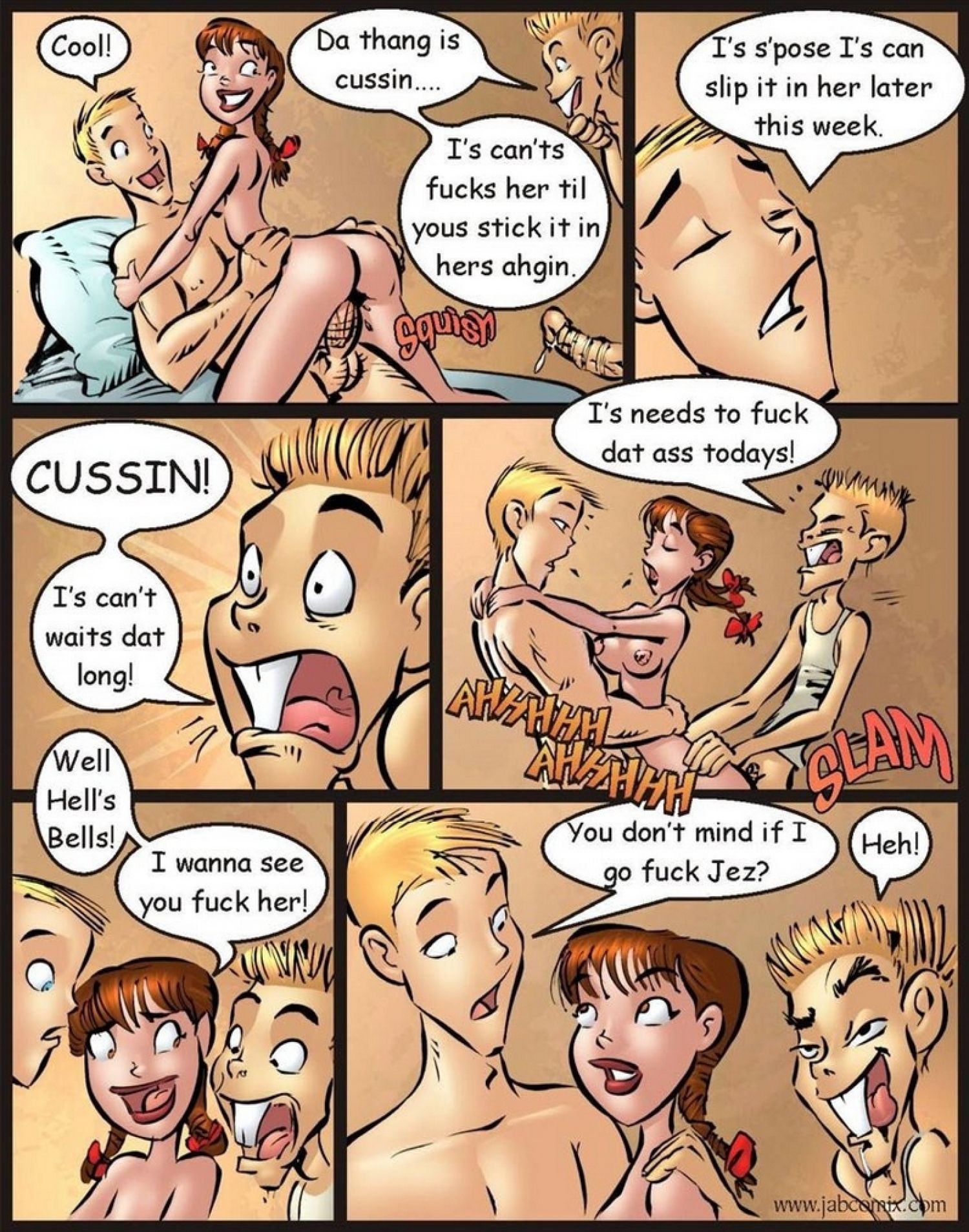 Farm Lessons [JABComix] 11 . Farm Lessons - How to Make a Ham Sandwich - Chapter 11 [JABComix] – page 17