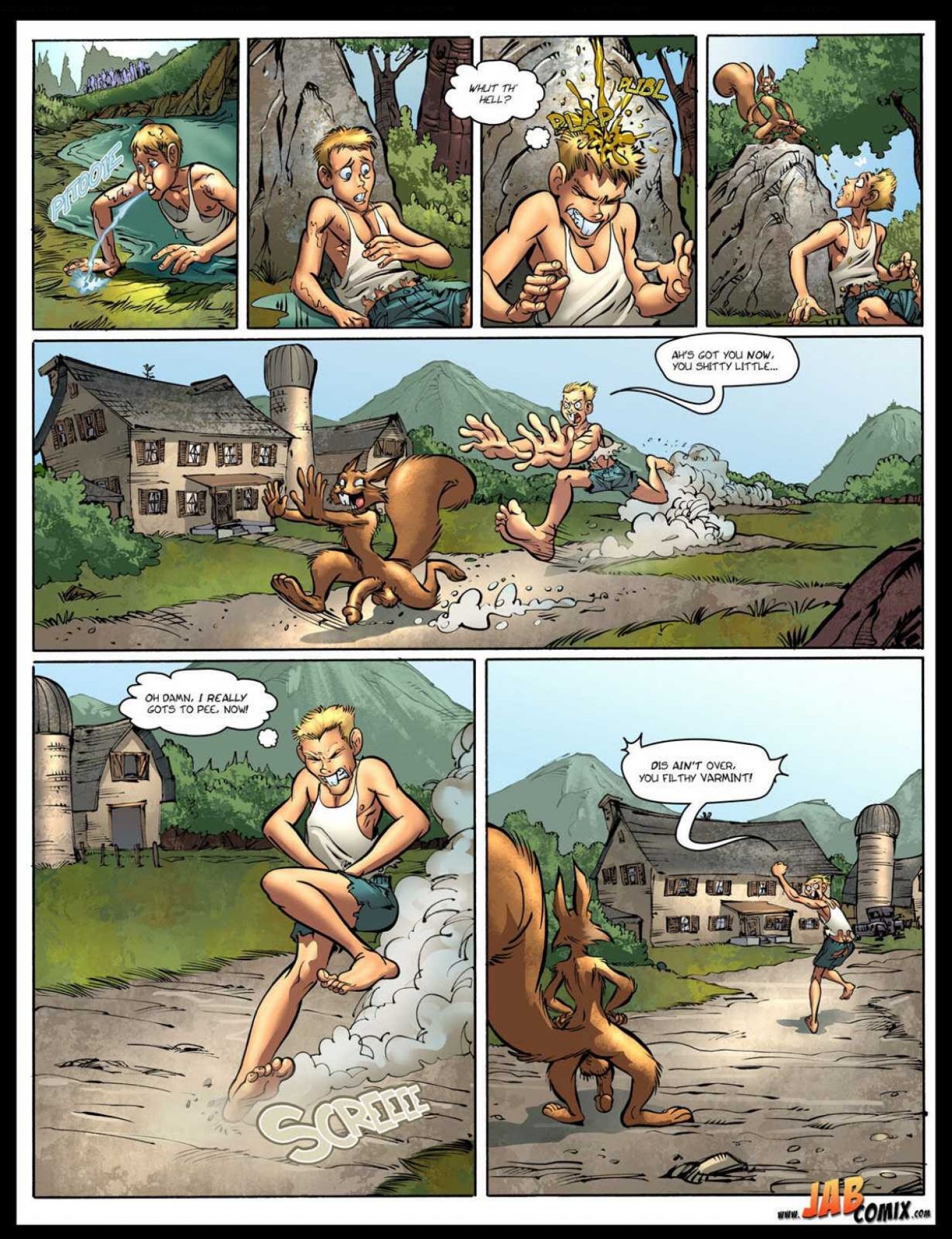 Farm Lessons [JABComix] 14 . Farm Lessons - The Family Reunion - Chapter 14 [JABComix] – page 16