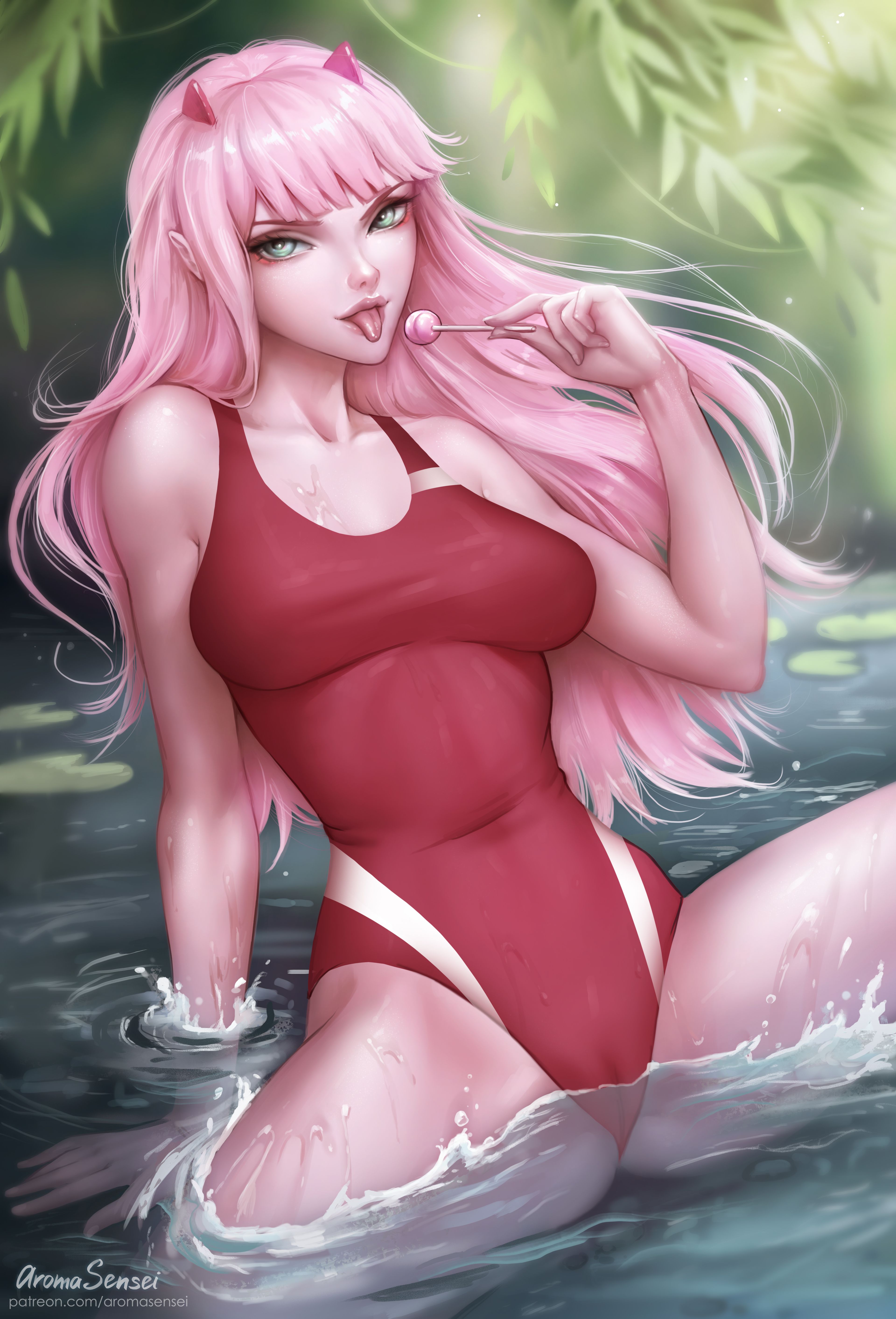 Patreon Collection (Various) [Aroma Sensei] Pack 07 - Zero Two - [Aroma Sensei] – page 6
