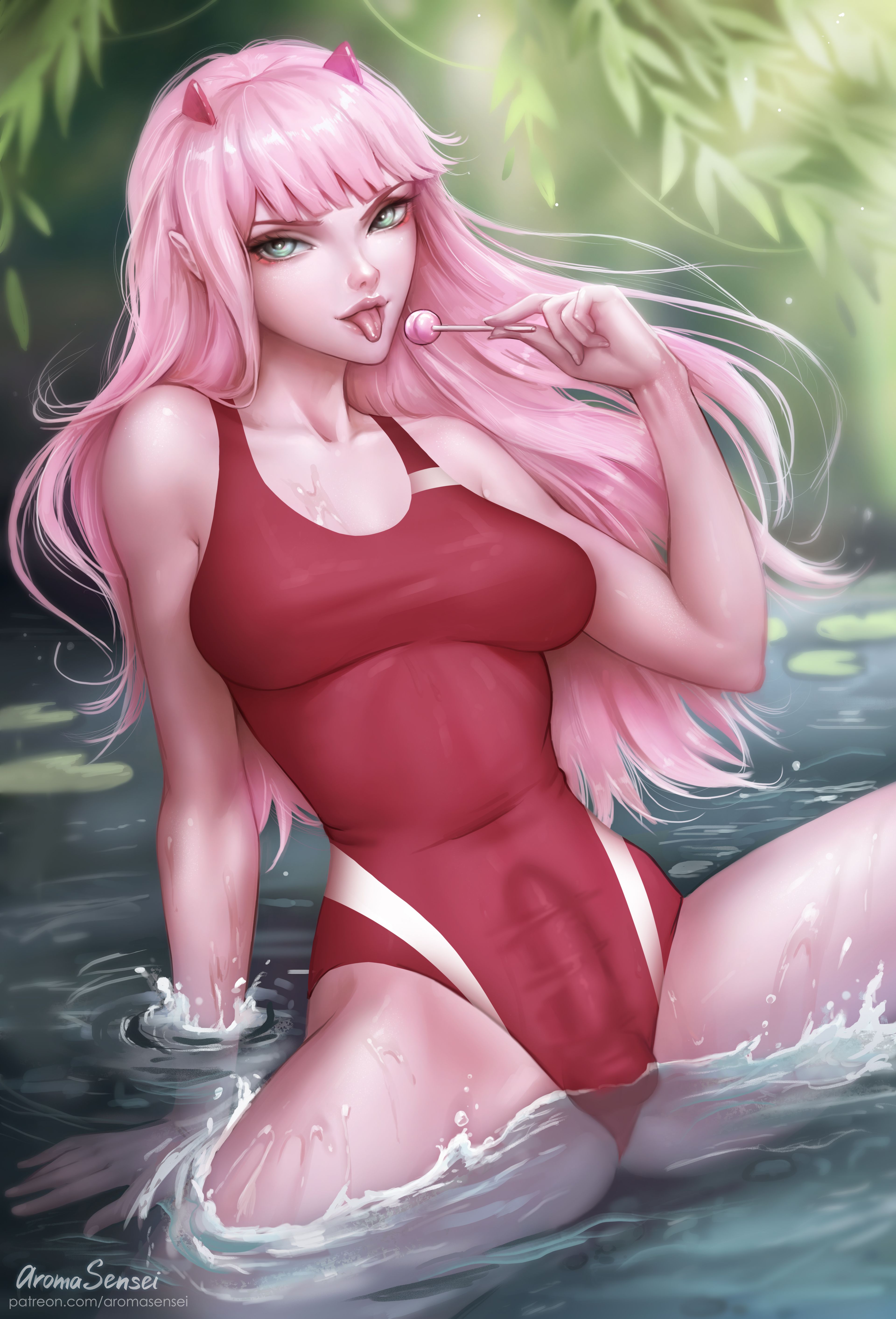 Patreon Collection (Various) [Aroma Sensei] Pack 07 - Zero Two - Futa - [Aroma Sensei] – page 5