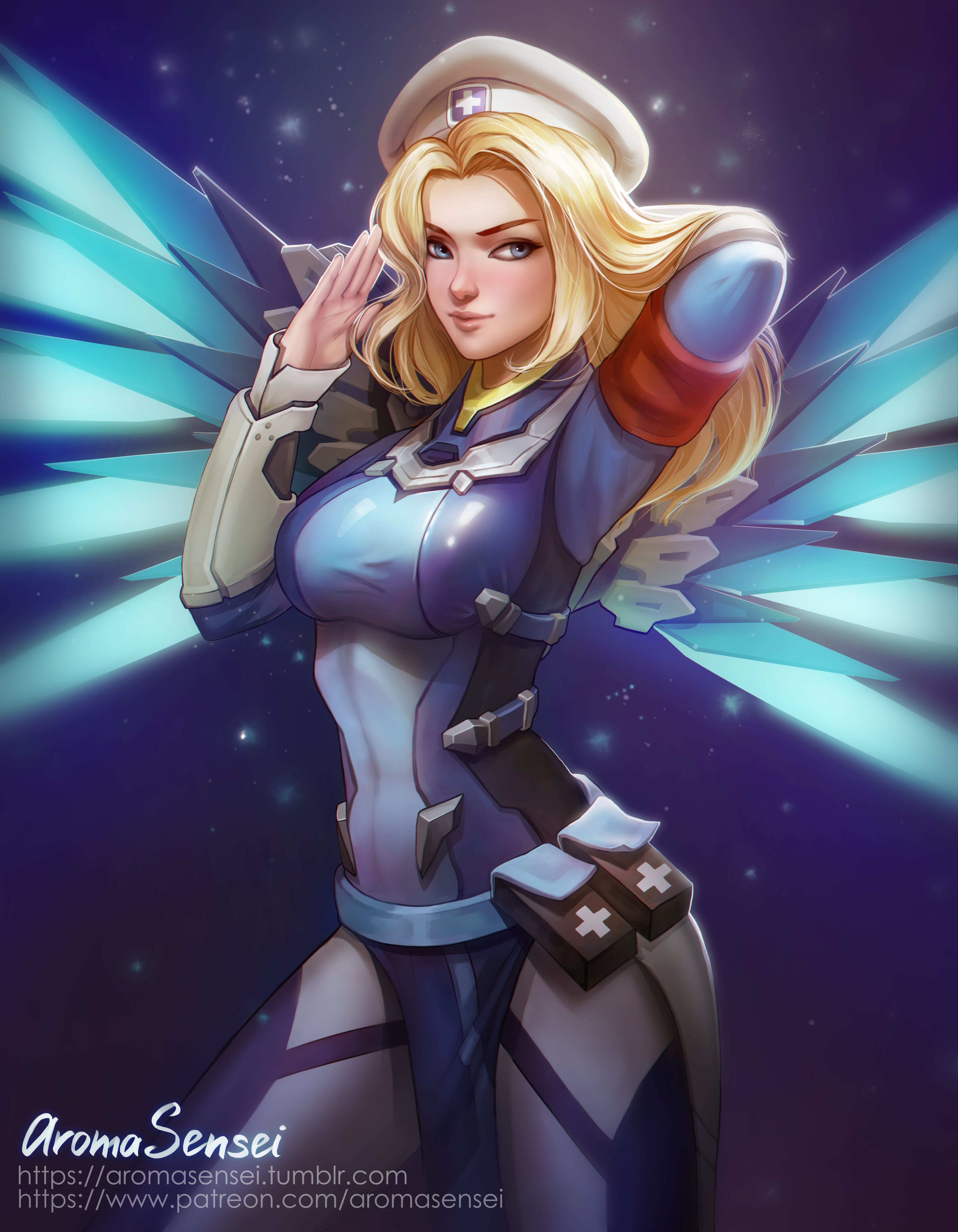 Patreon Collection (Various) [Aroma Sensei] Pack 01 - Mercy - [Aroma Sensei] – page 1