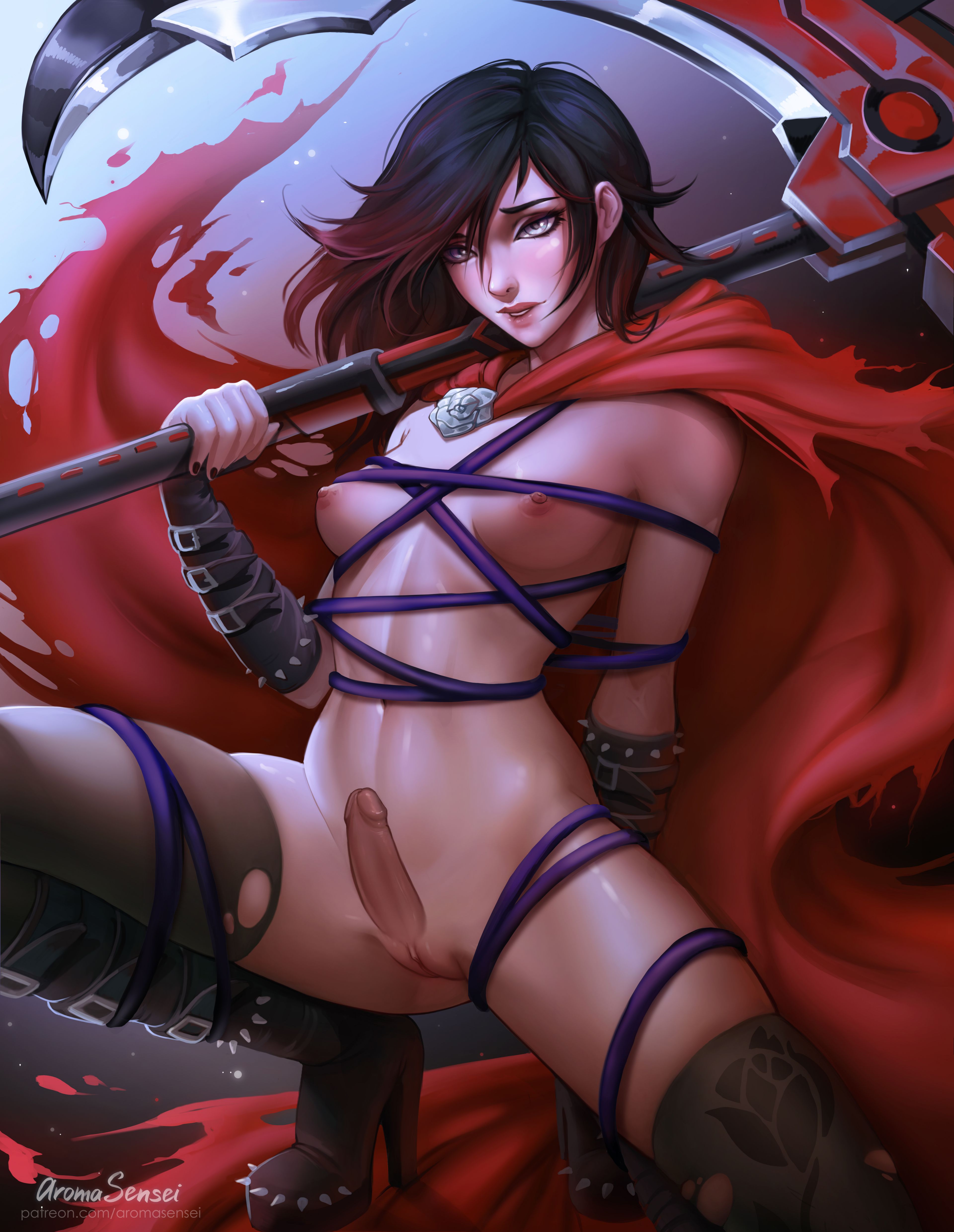Patreon Collection (Various) [Aroma Sensei] Pack 07 - Ruby Rose - Futa - [Aroma Sensei] – page 15