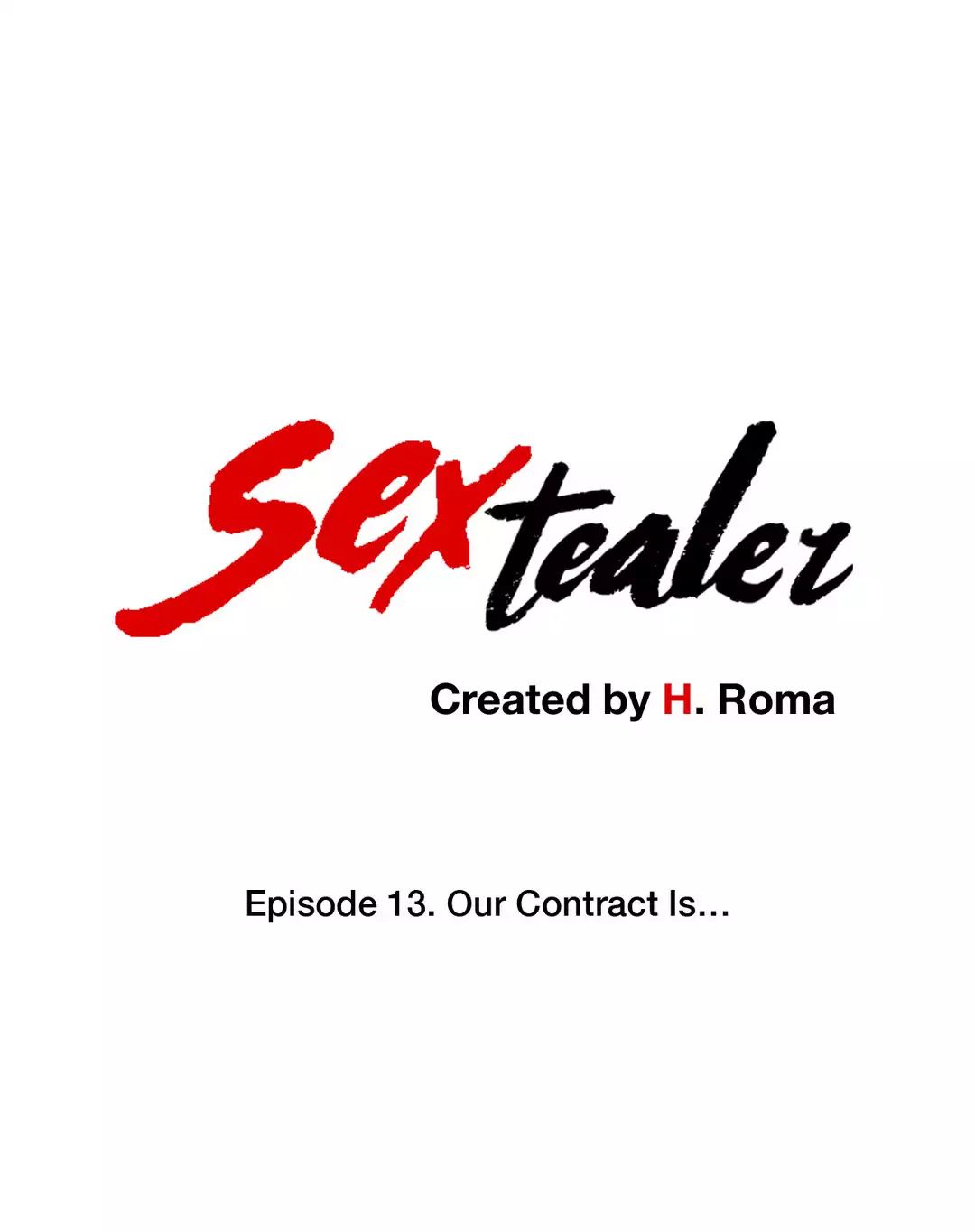 Sextealer [H. Roma] Chapter 013 Our Contract Is – page 1