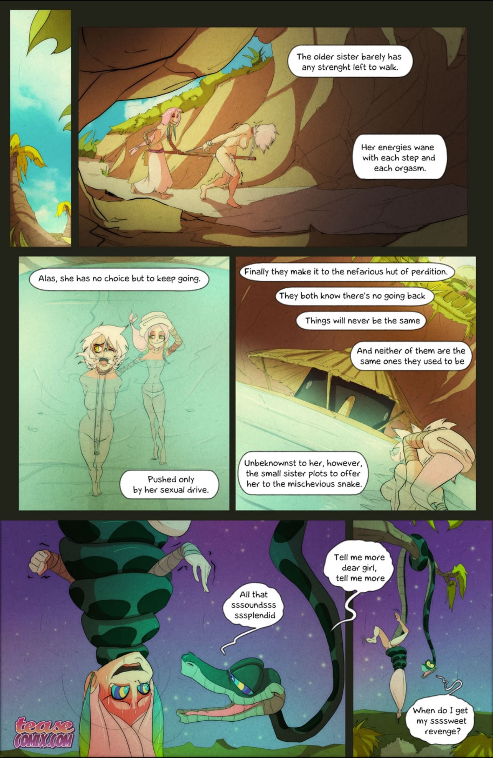 Of The Snake And The Girl [Tease Comix] 4 . Of The Snake And The Girl - Chapter 4 [Tease Comix] – page 17