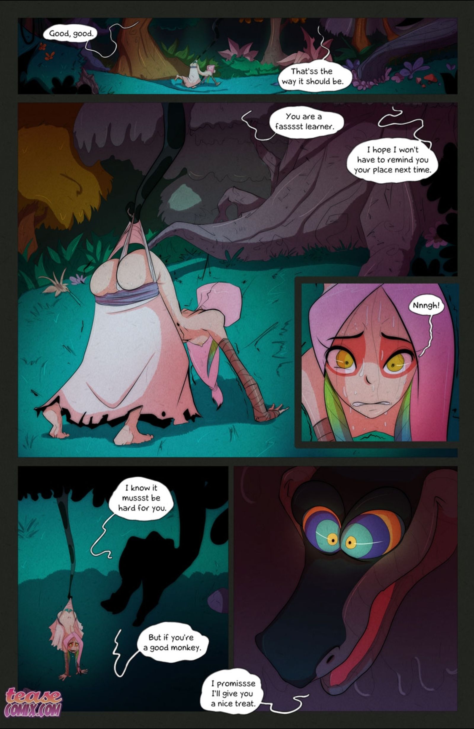 Of The Snake And The Girl [Tease Comix] 4 . Of The Snake And The Girl - Chapter 4 [Tease Comix] – page 4