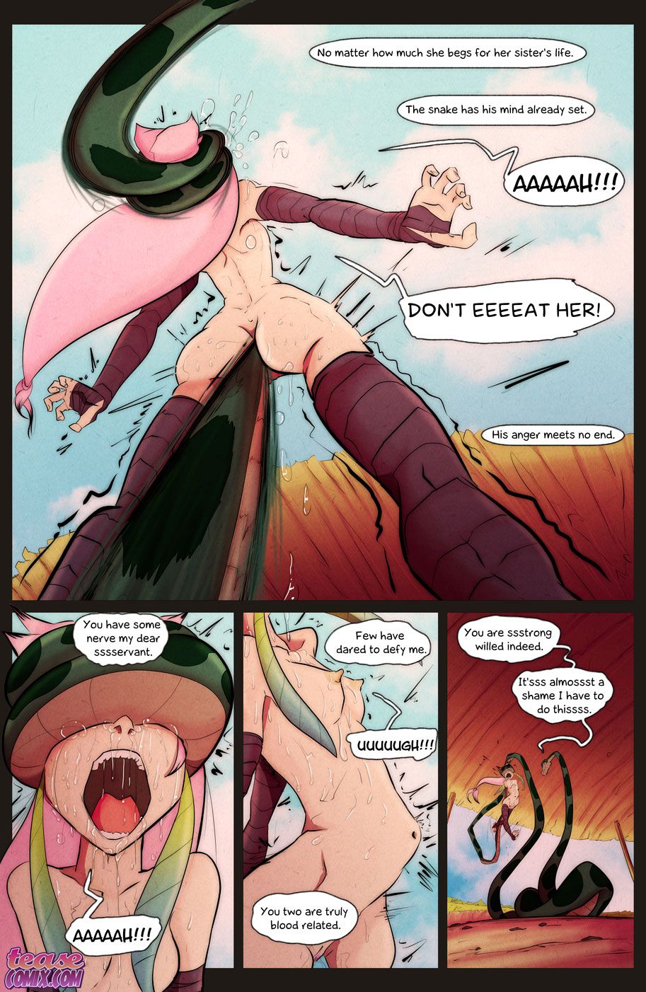 Of The Snake And The Girl [Tease Comix] 5 . Of The Snake And The Girl - Chapter 5 [Tease Comix] – page 18