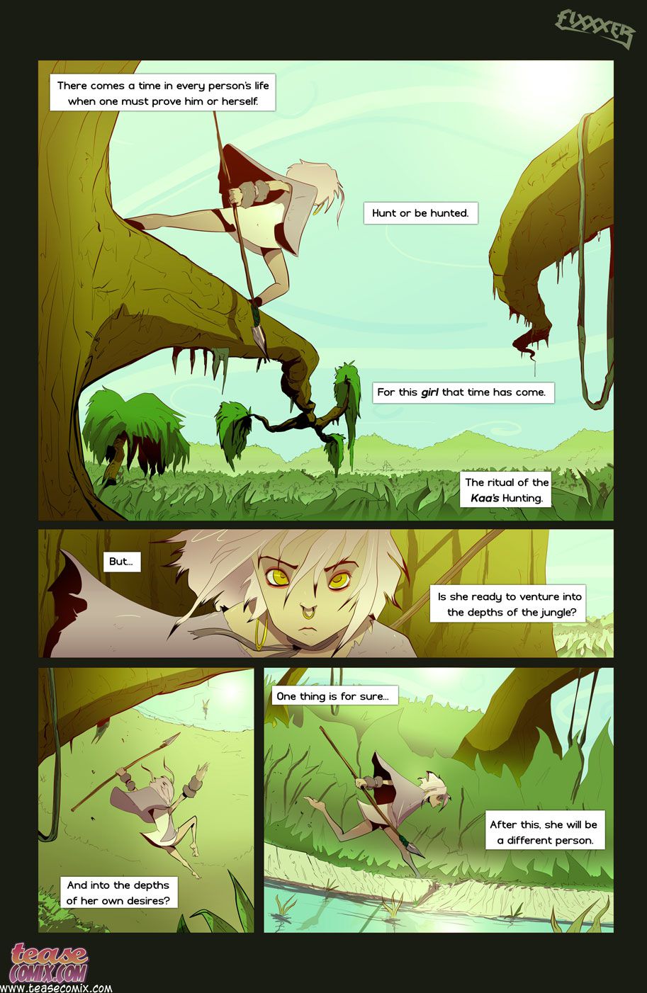 Of The Snake And The Girl [Tease Comix] 1 . Of The Snake And The Girl - Chapter 1 [Tease Comix] – page 2