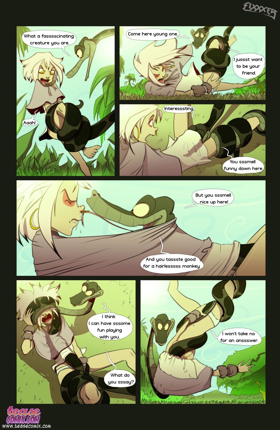 Of The Snake And The Girl [Tease Comix] 1 . Of The Snake And The Girl - Chapter 1 [Tease Comix] – page 5