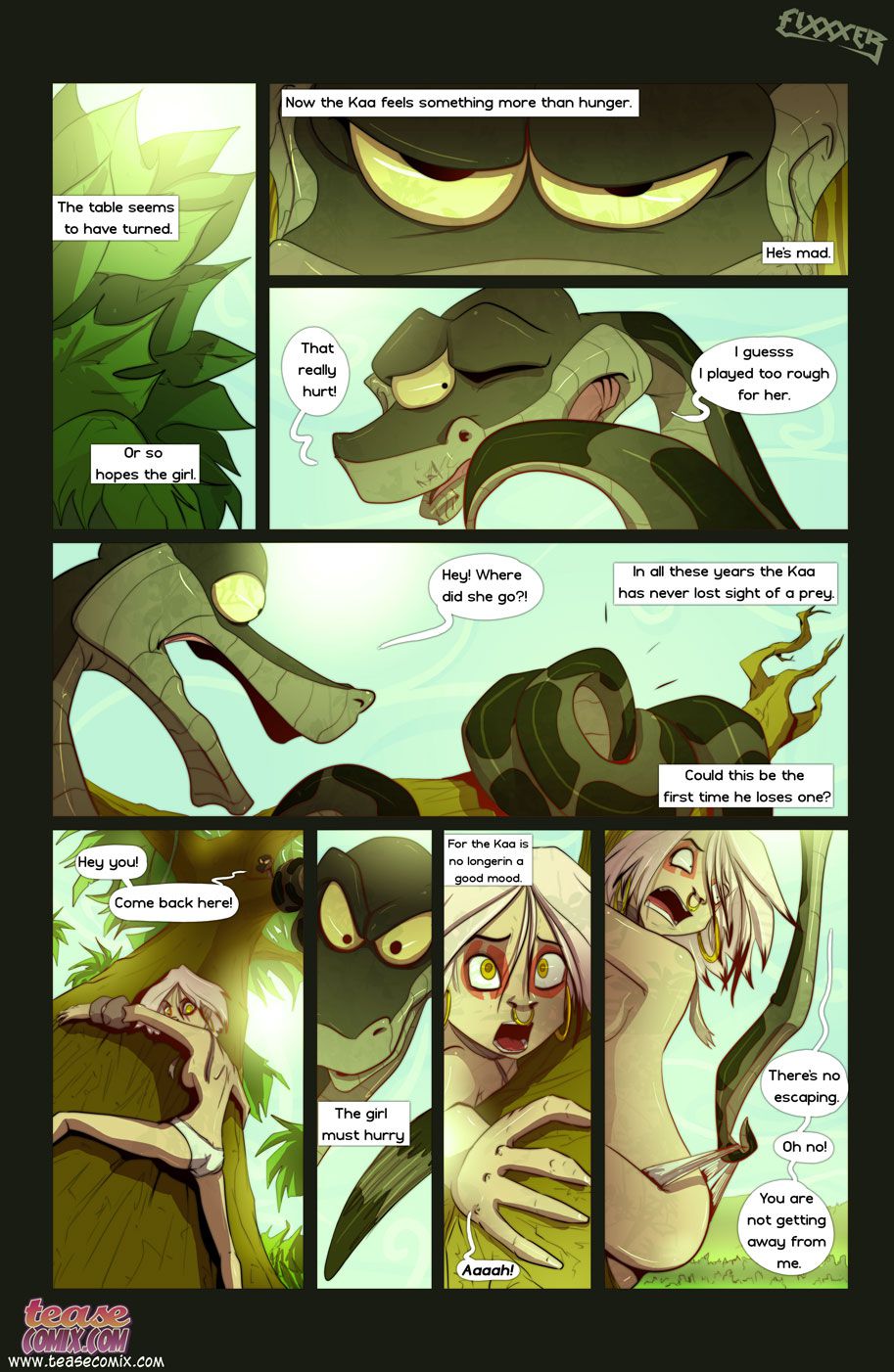 Of The Snake And The Girl [Tease Comix] 1 . Of The Snake And The Girl - Chapter 1 [Tease Comix] – page 8