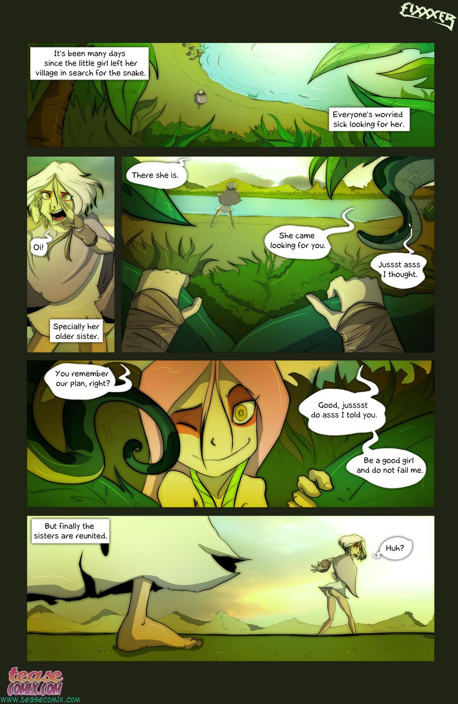 Of The Snake And The Girl [Tease Comix] 2 . Of The Snake And The Girl - Chapter 2 [Tease Comix] – page 22