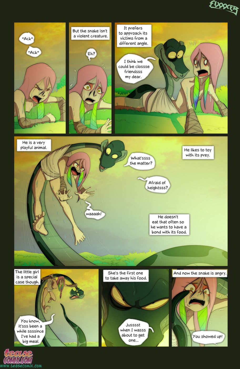 Of The Snake And The Girl [Tease Comix] 2 . Of The Snake And The Girl - Chapter 2 [Tease Comix] – page 8