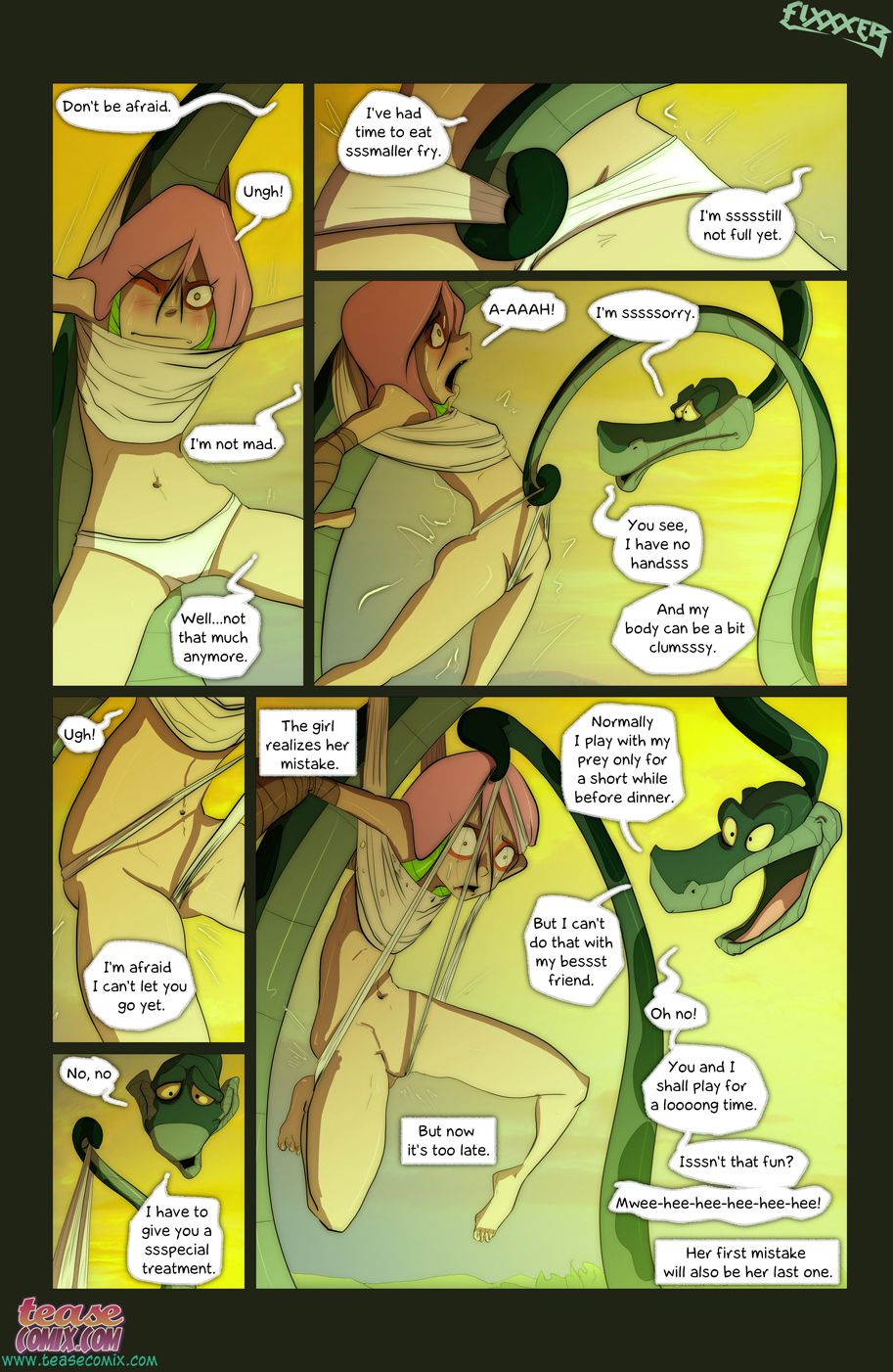 Of The Snake And The Girl [Tease Comix] 2 . Of The Snake And The Girl - Chapter 2 [Tease Comix] – page 9