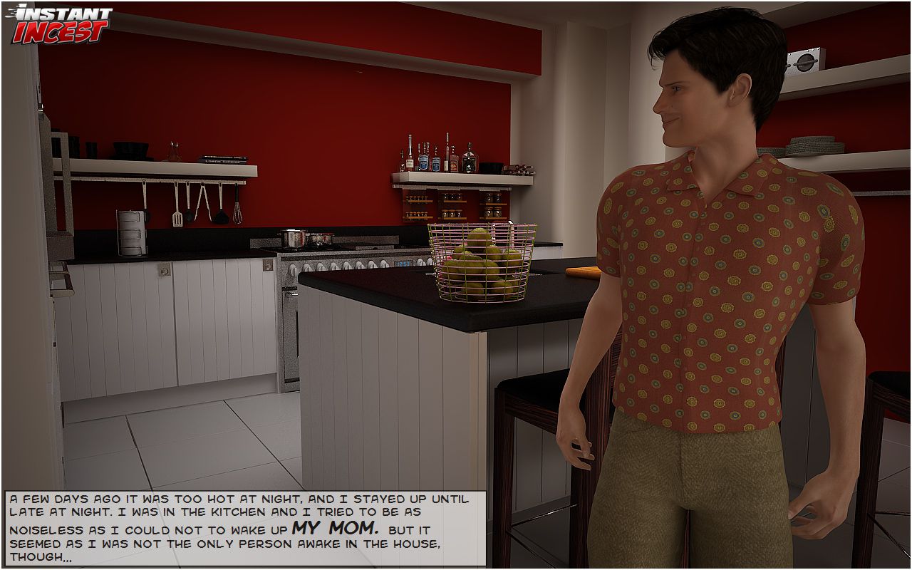 Comics [InstantIncest] Screwing momma on the kitchen floor – page 2