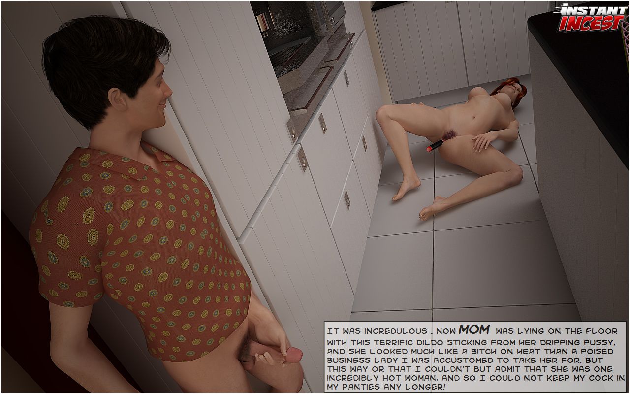 Comics [InstantIncest] Screwing momma on the kitchen floor – page 8