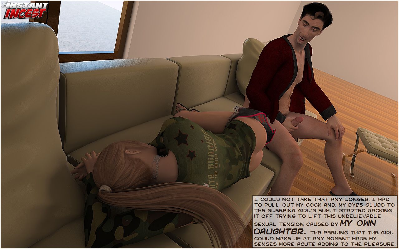 Comics [InstantIncest] Dad poking his baby's pussy – page 4