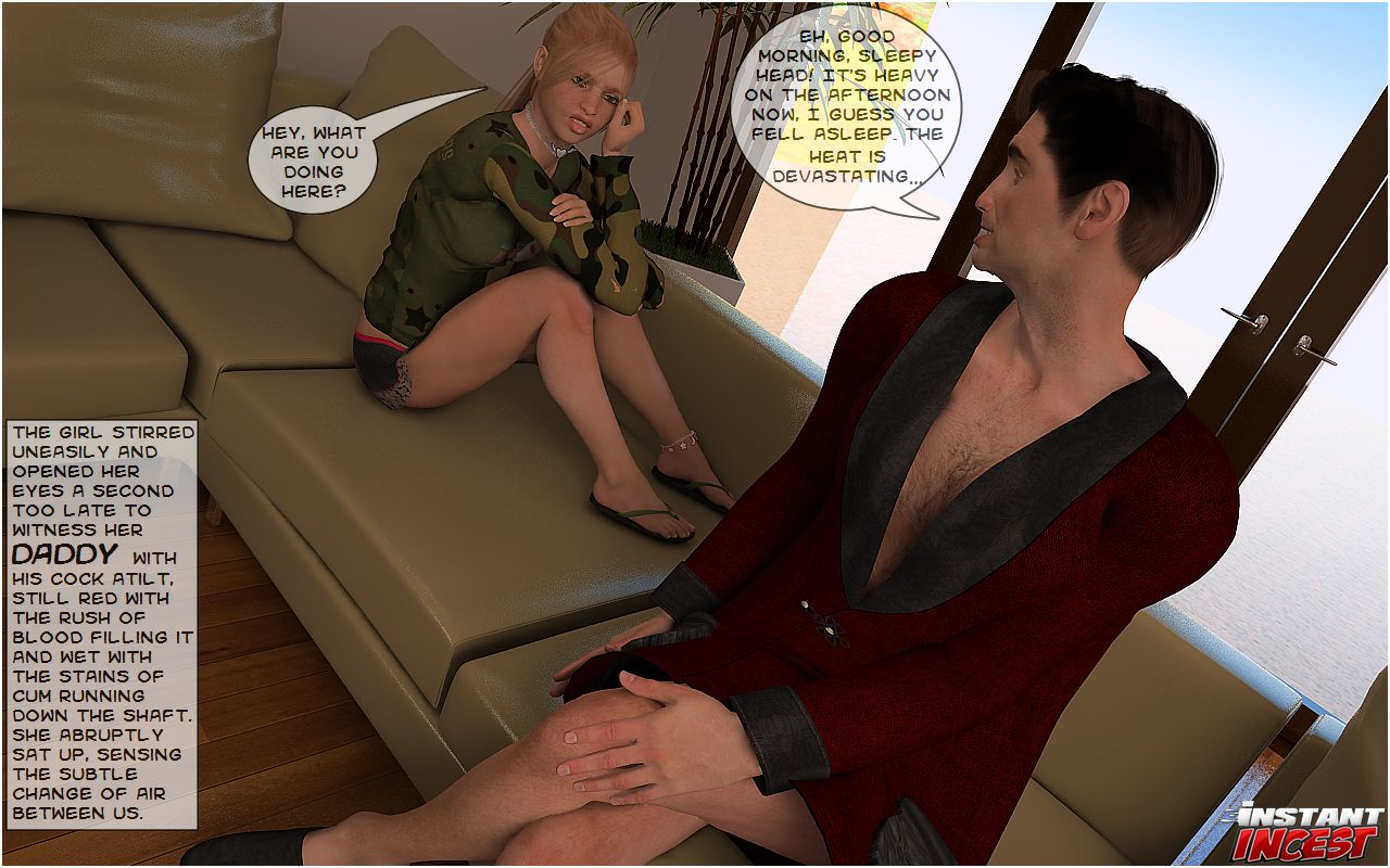 Comics [InstantIncest] Dad poking his baby's pussy – page 7