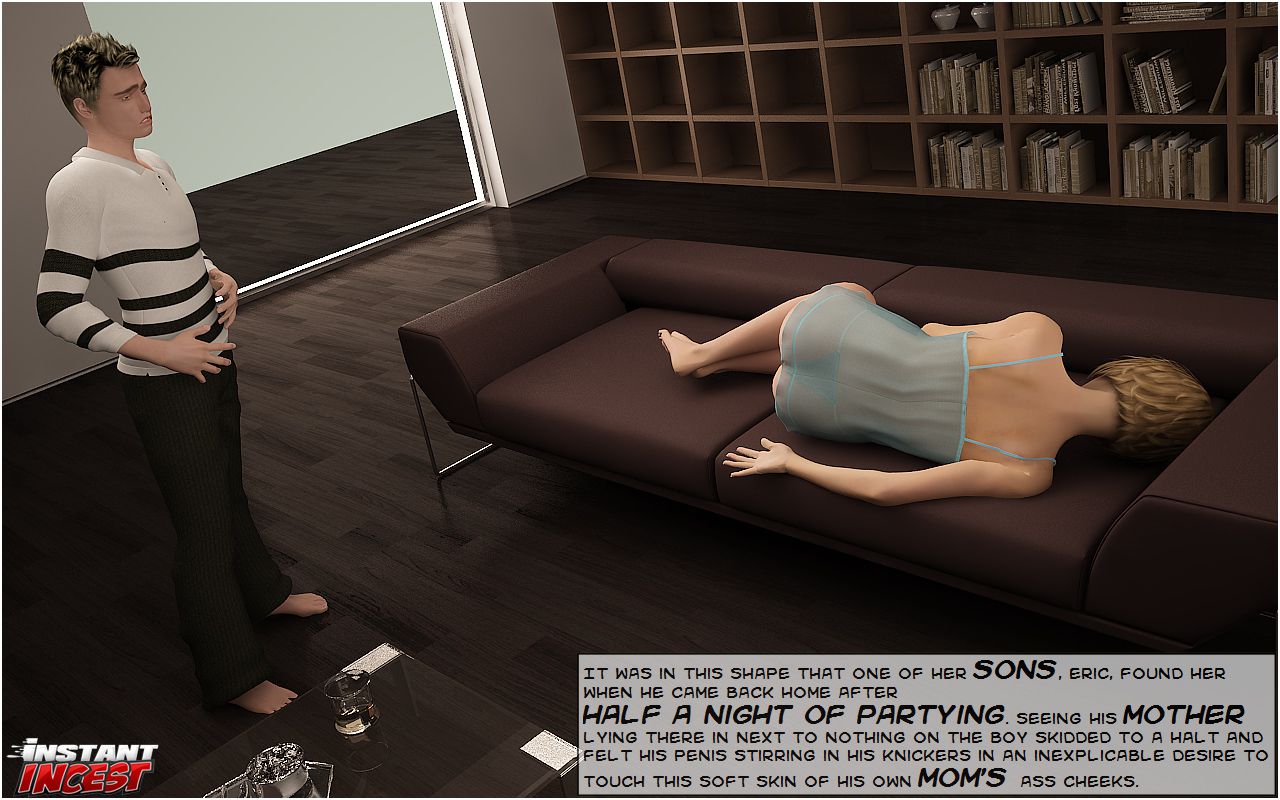 Comics [InstantIncest] Mom's threesome with sons – page 2