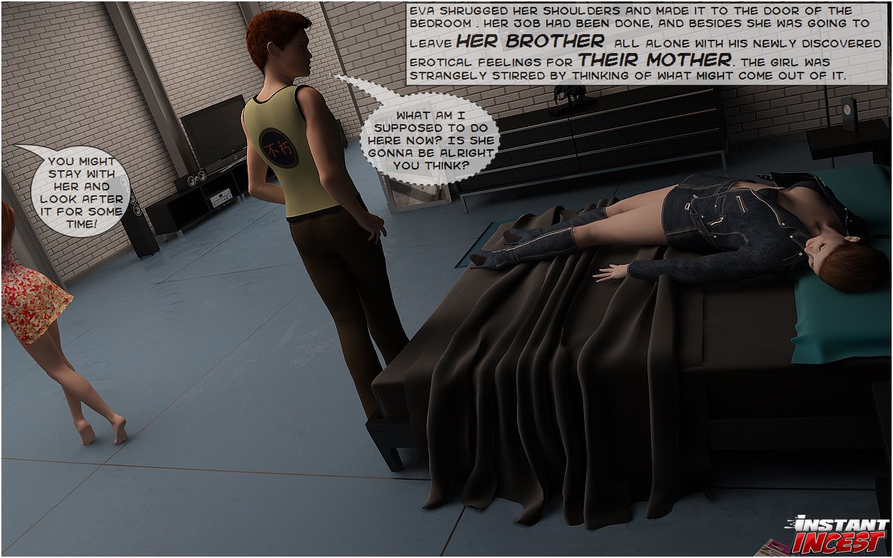 Comics [InstantIncest] Boy and girl having sex with mom – page 9